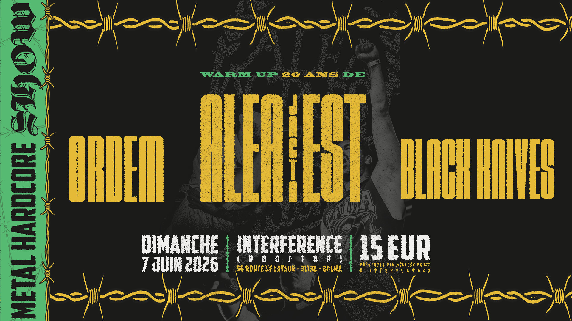 Alea Jacta Est + Black Knives + Ordem Cover