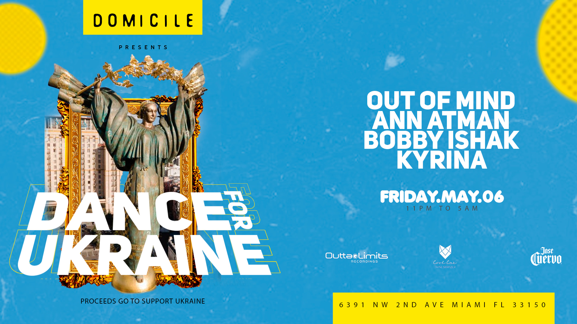 Domicile Presents: Dance For Ukraine Cover