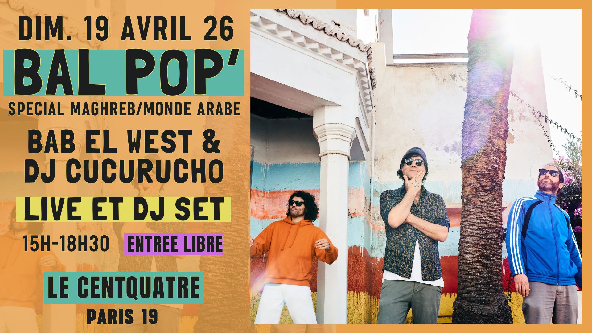 Bal Pop' Du Centquatre Spécial Maghreb & Monde Arabe ! Cover