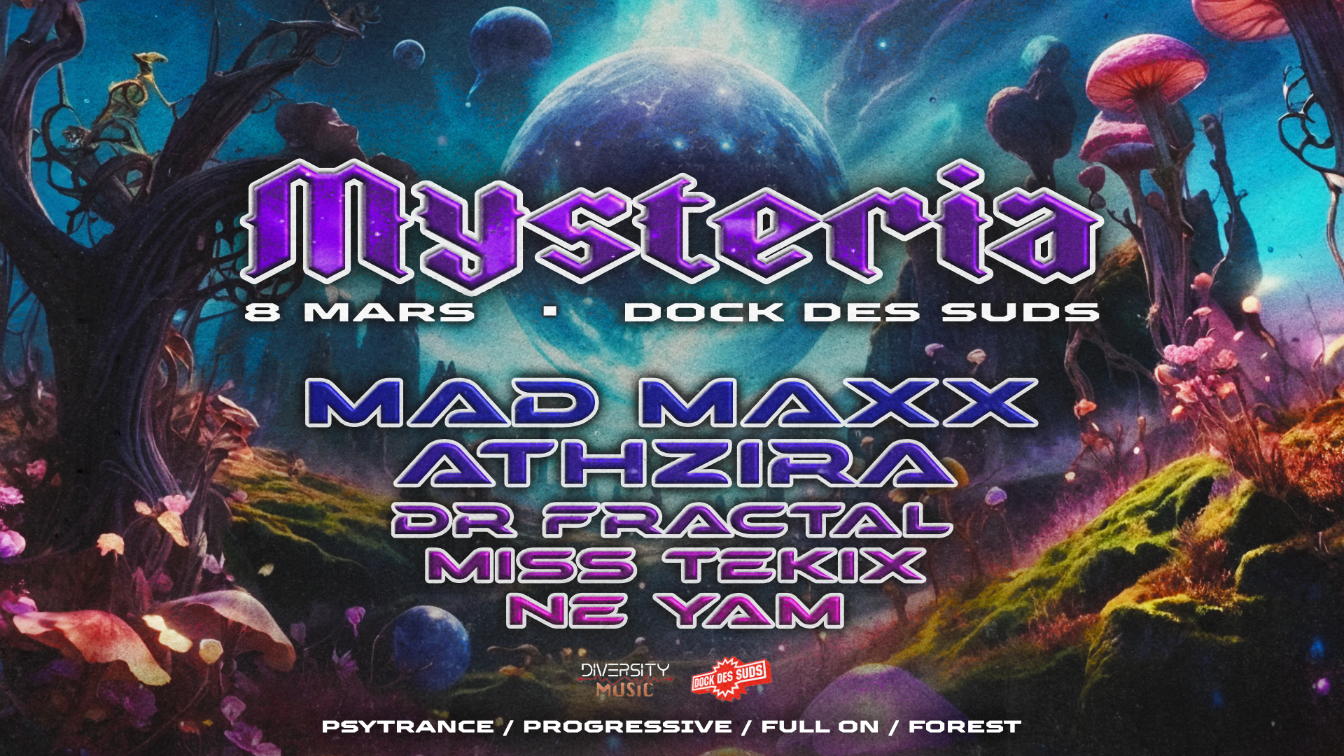 Mysteria W/ Mad Maxx, Athzira & More Cover