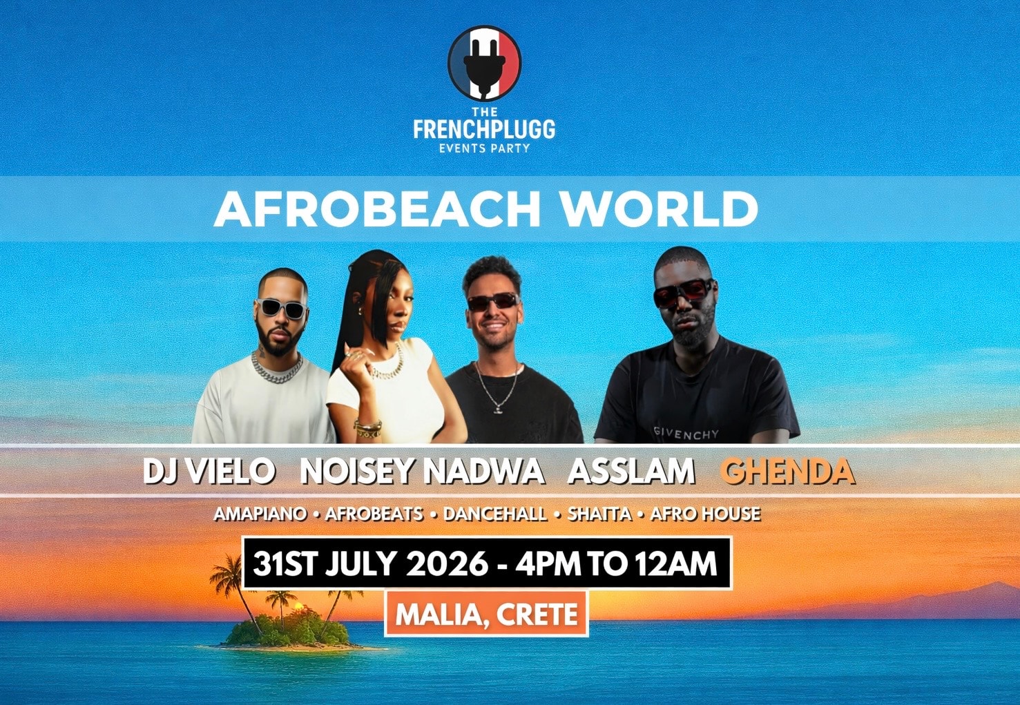 Afrobeach World: Crête Festival 2026 Cover