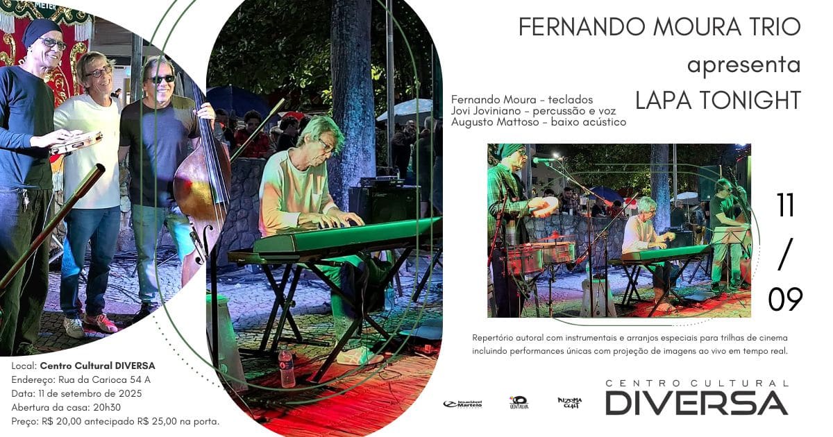 Fernando Moura Trio Apresenta Lapa Tonight Cover