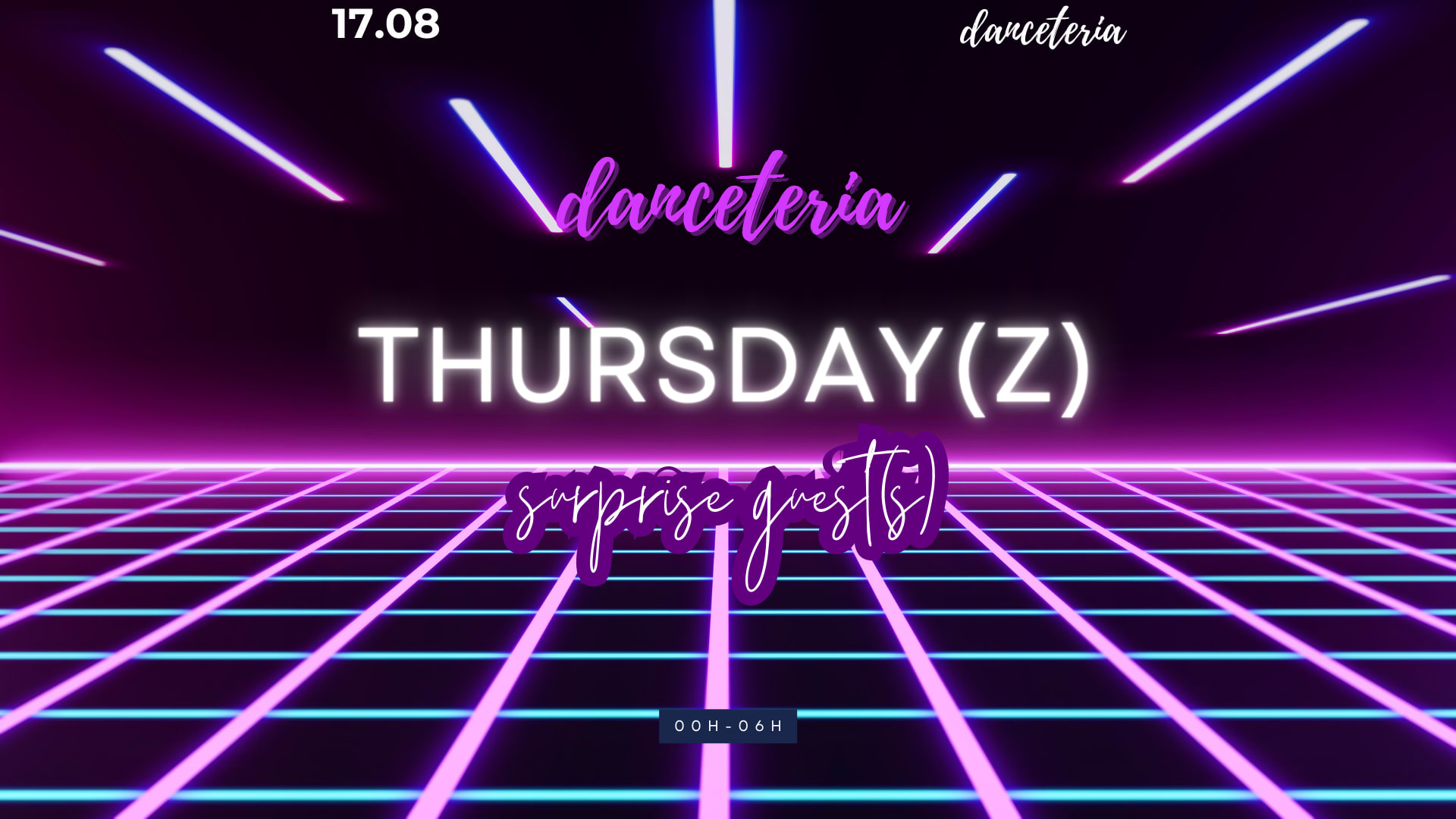 Danceteria Thursday(Z) / 17.08.23 Cover
