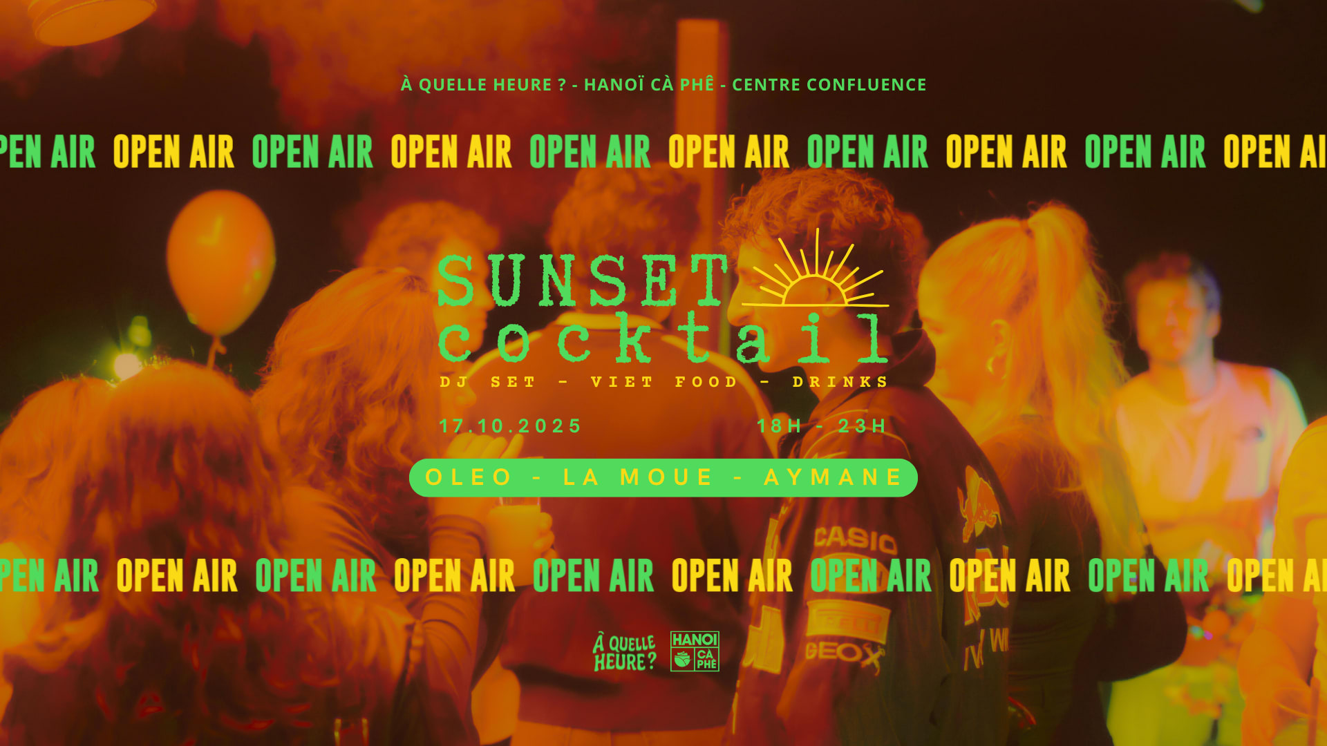 Sunset Cocktail #10 (Open Air) : La Moue, Aymane, Oleo Cover