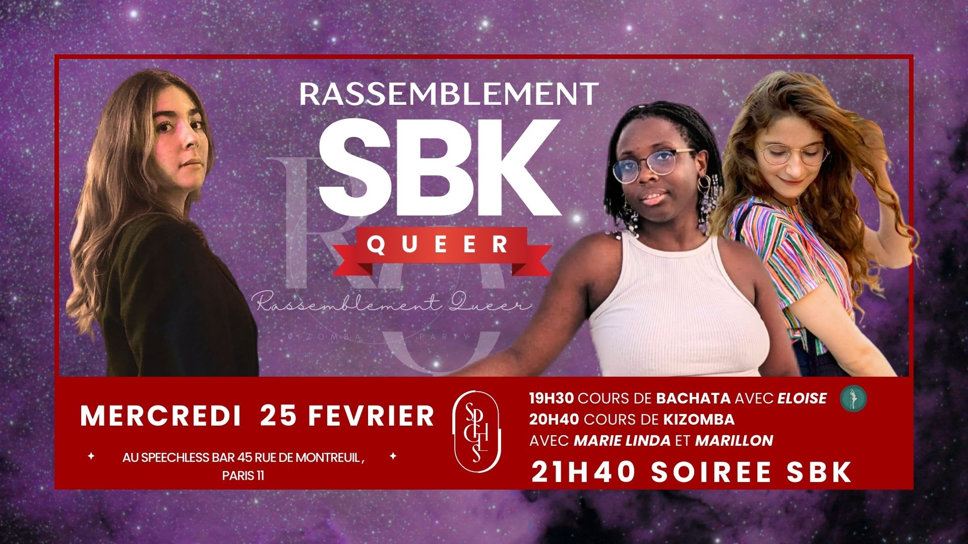 Sbk Queer + Cours De Bachata Et Kizomba Cover