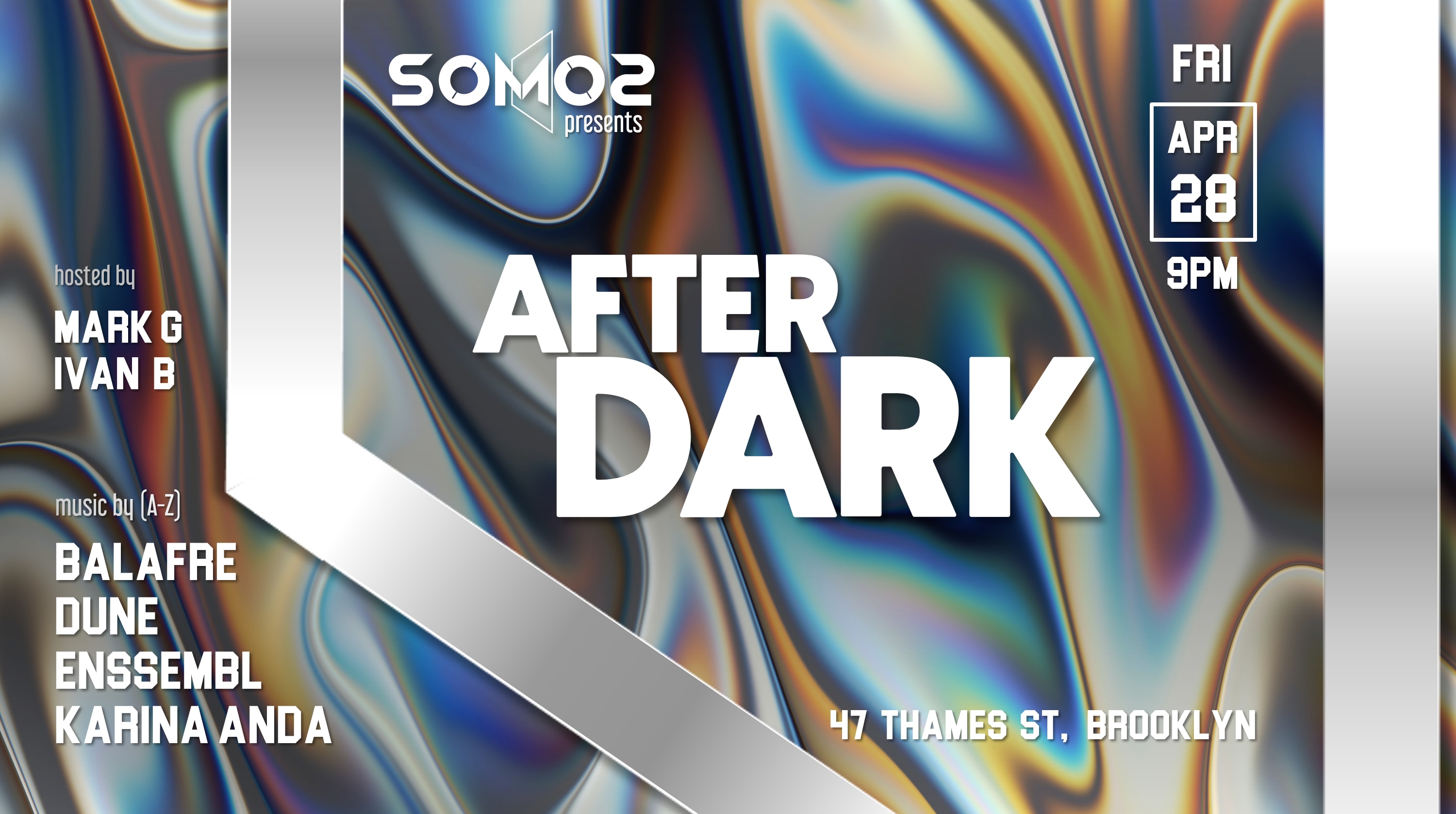 Somos: After Dark | Bushwick | Fri Apr 28 Cover