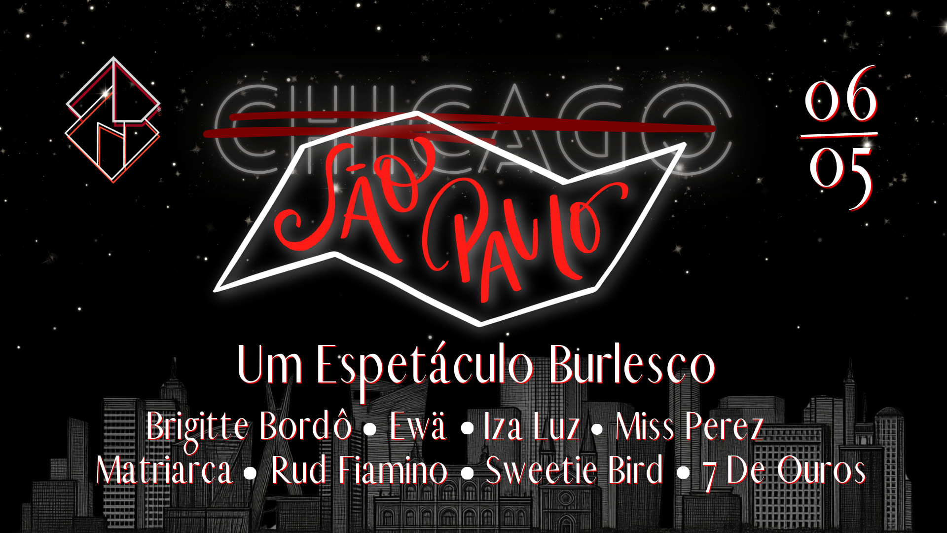 06/05 - São Paulo: Um Espetáculo Burlesco Cover