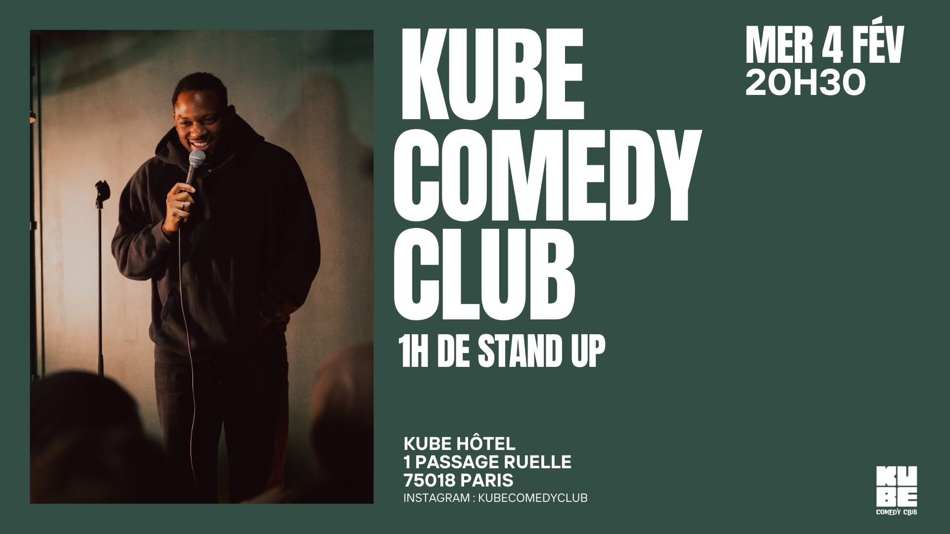 Kube Comedy Club 04/02- 20h30 (Stand Up) Cover