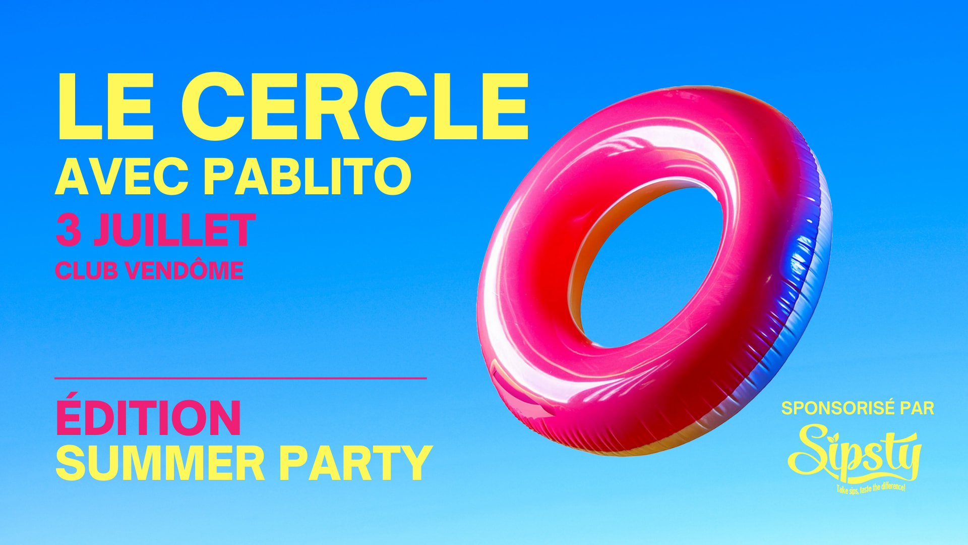 Le Cercle Summer Party Avec Pablito Cover