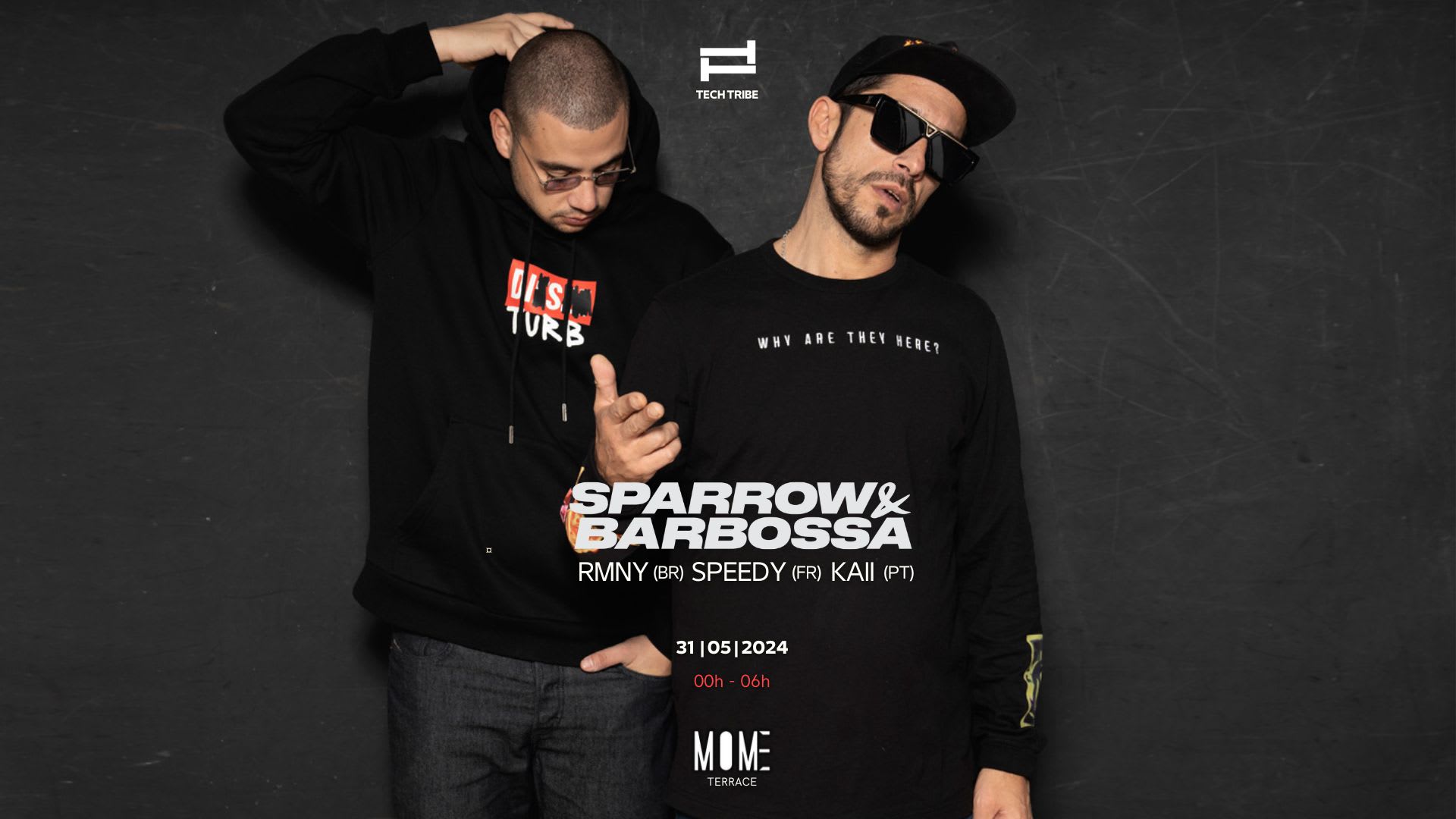 Sparrow & Barbossa - Tech Tribe Cover