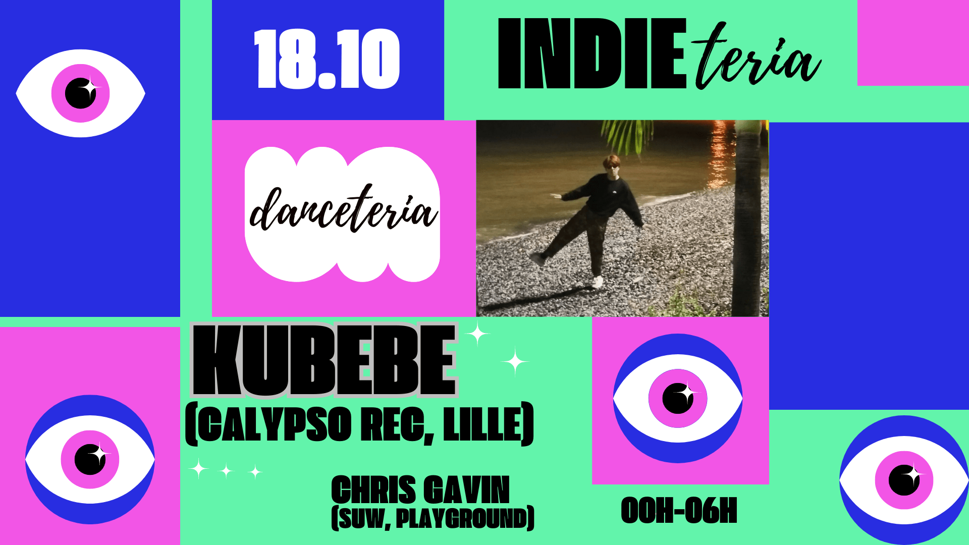 Indieteria Invite: Kubebe (Calypso Records) |Lille| Cover