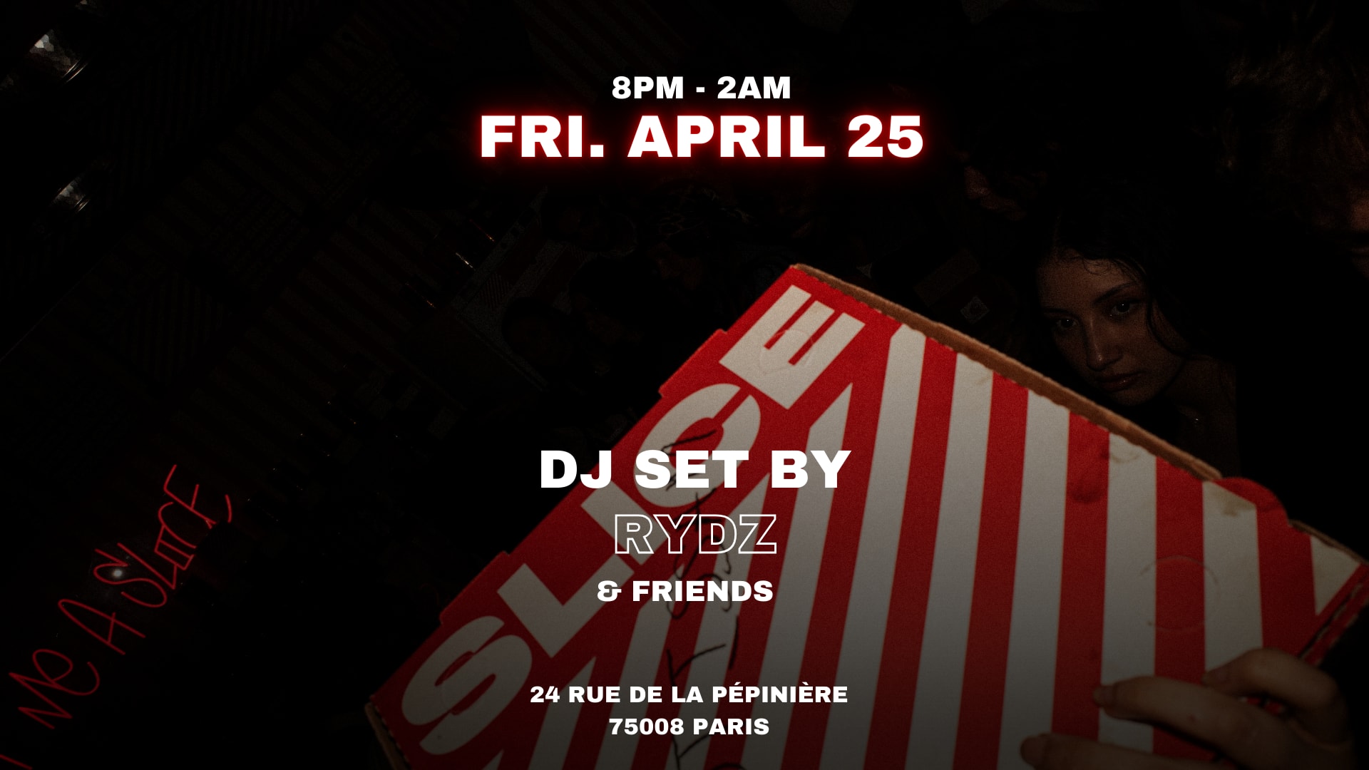 Rydz & Friends X Slice Pizza Club Cover