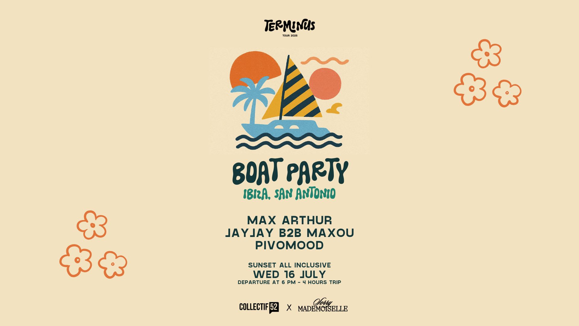 Boat Party - Collectif 52 X Sorry Mademoiselle Cover