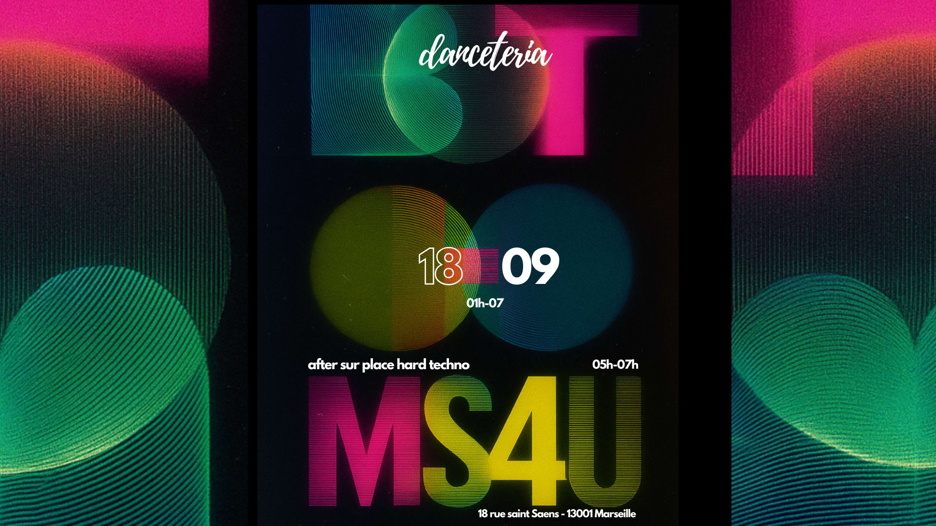 Ms4u @ Danceteria Cover