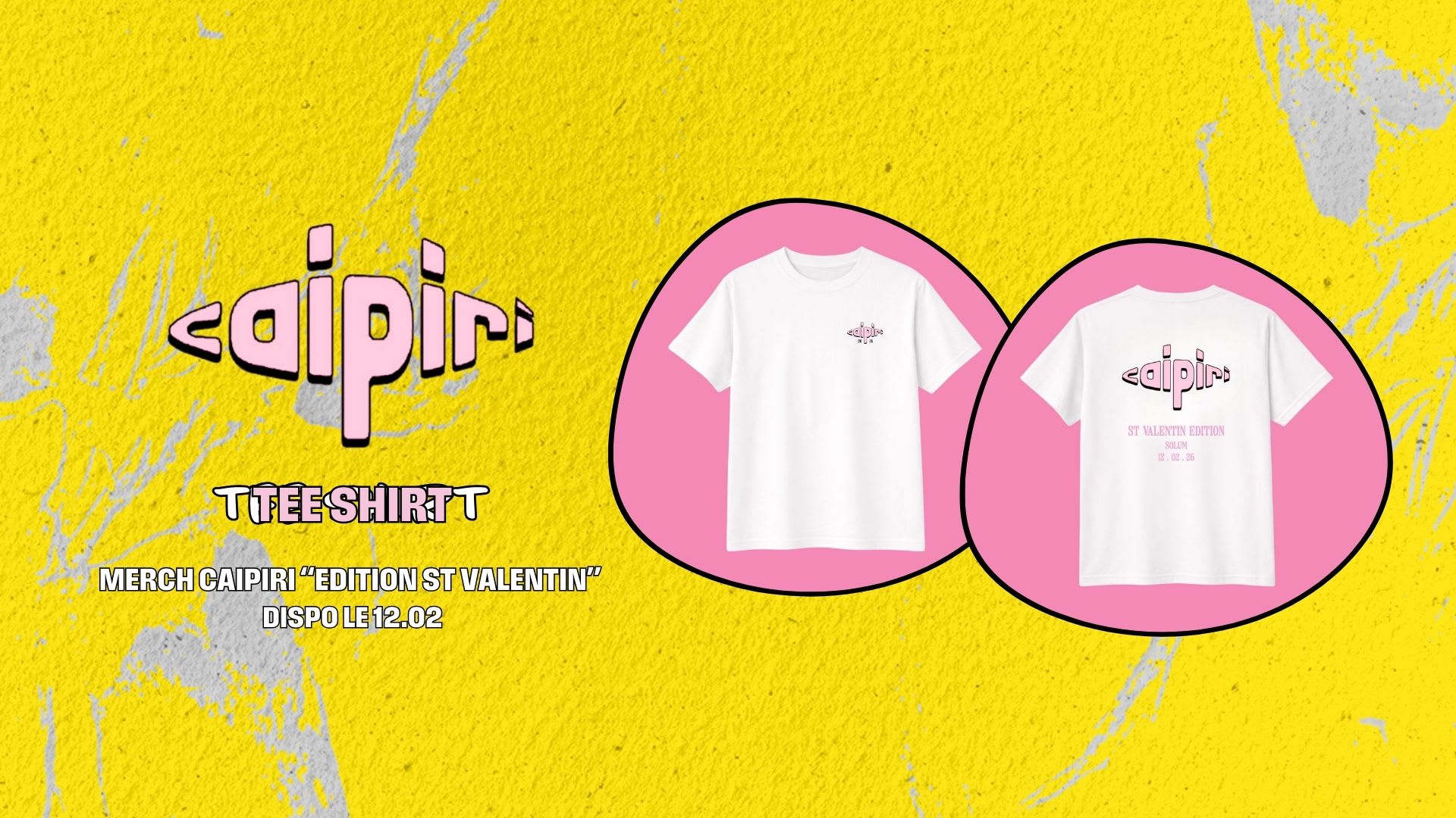 T-Shirt Caipiri Édition Saint Valentin Cover