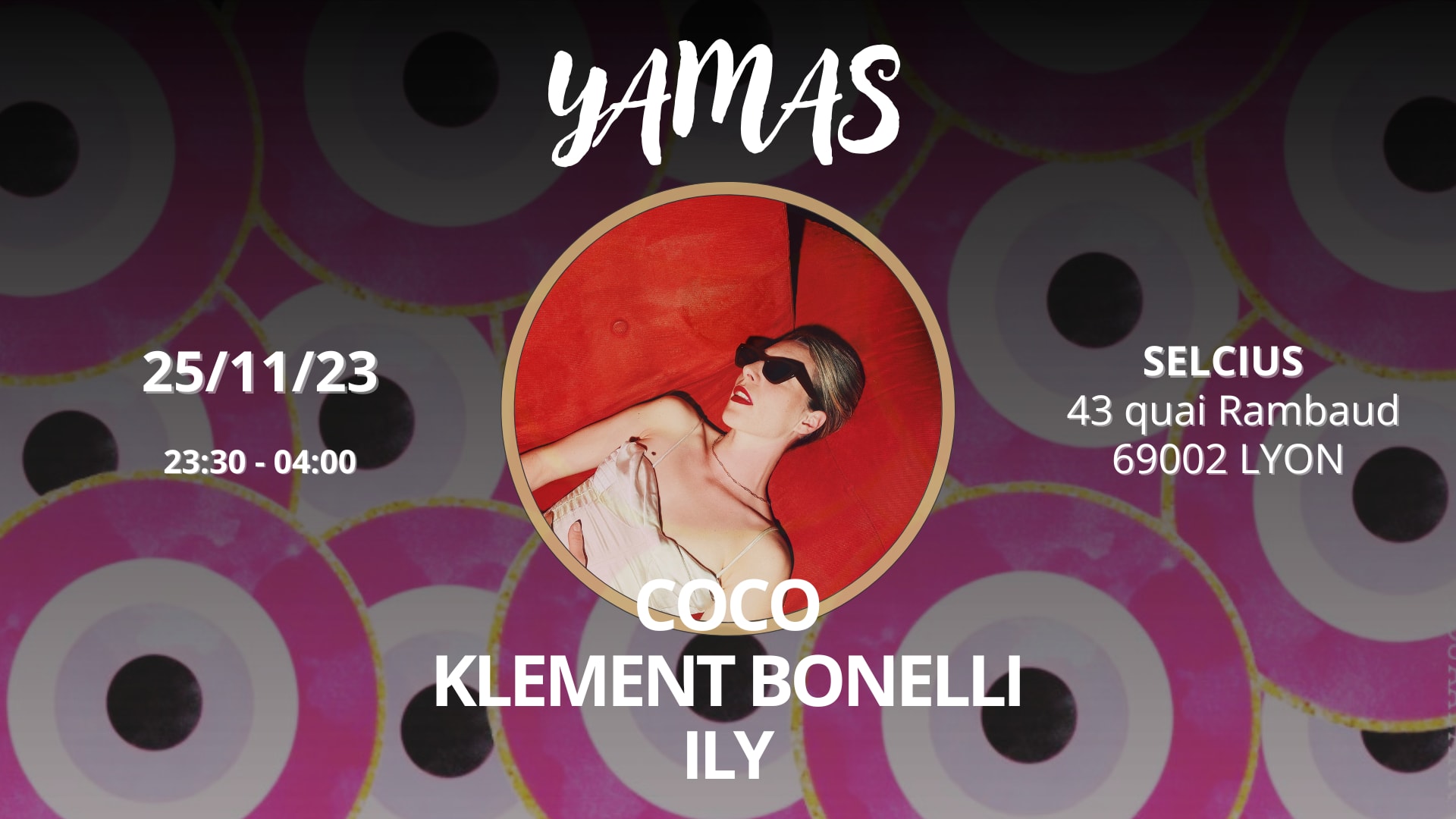 Coco - Klement Bonelli - Ily Le 25/11 At Yamas Cover