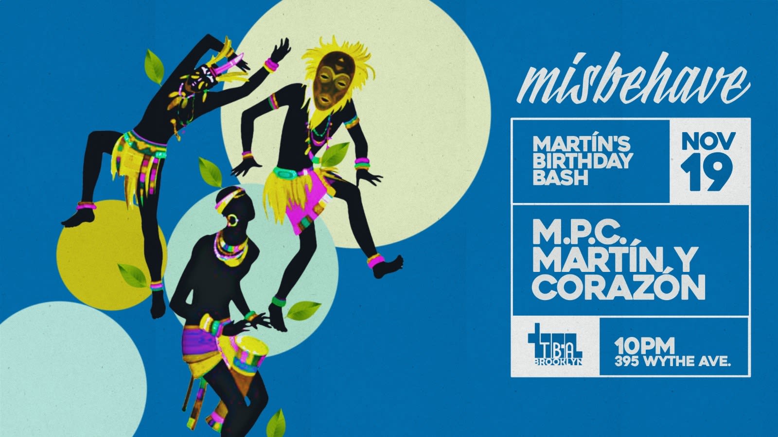 Misbehave: Martín Birthday Bash Cover