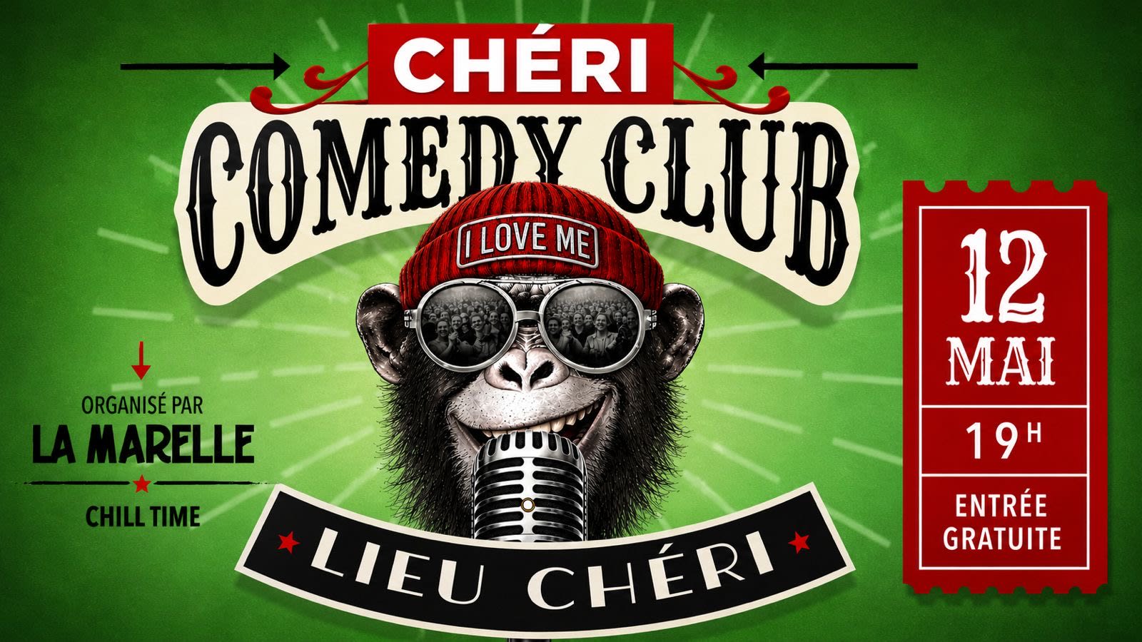 Chéri Comedy Club #3 Free Entry : La Marelle Cover