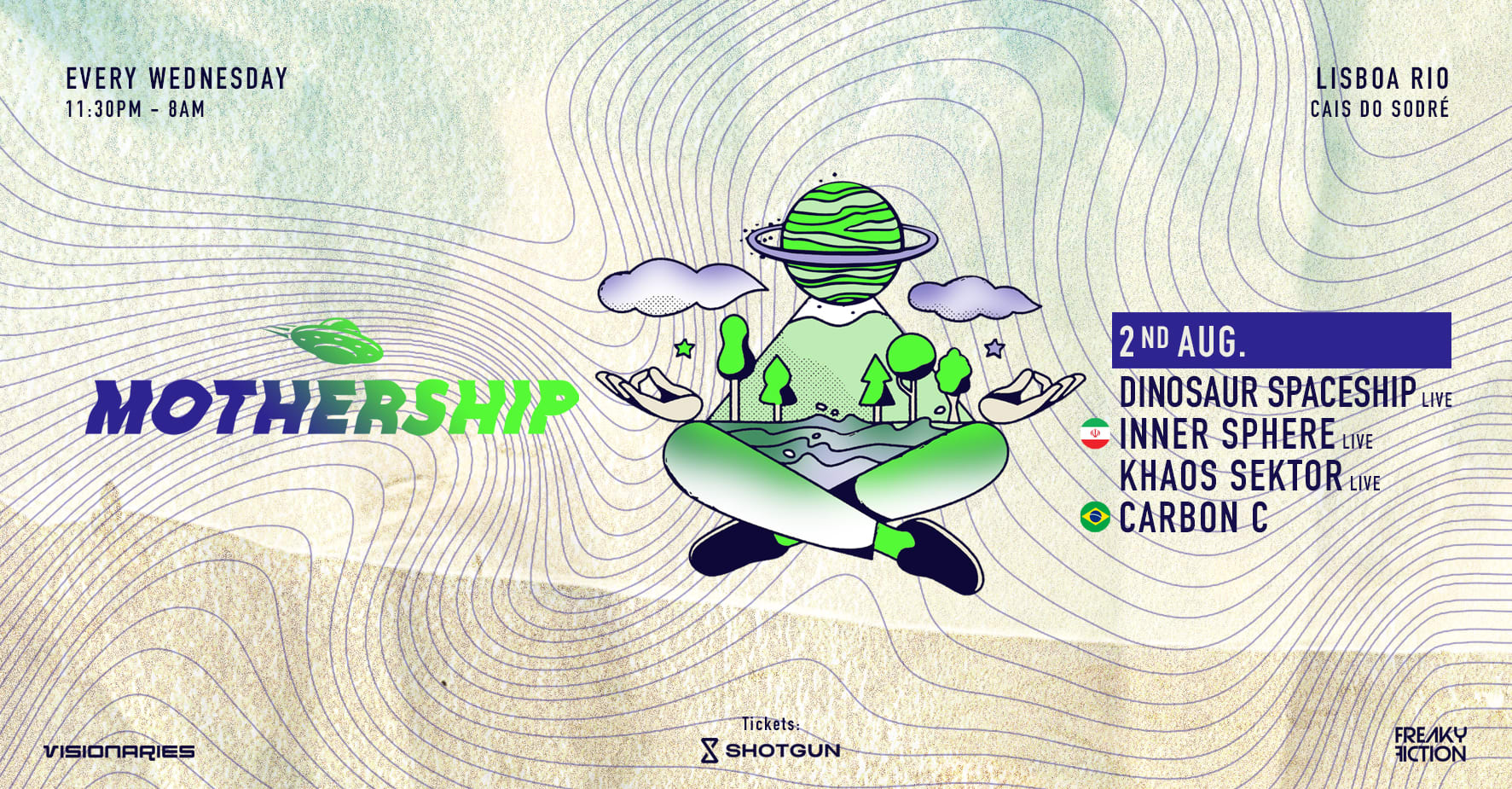 Mothership By Visionaries & Freaky Fiction - 2nd August Cover