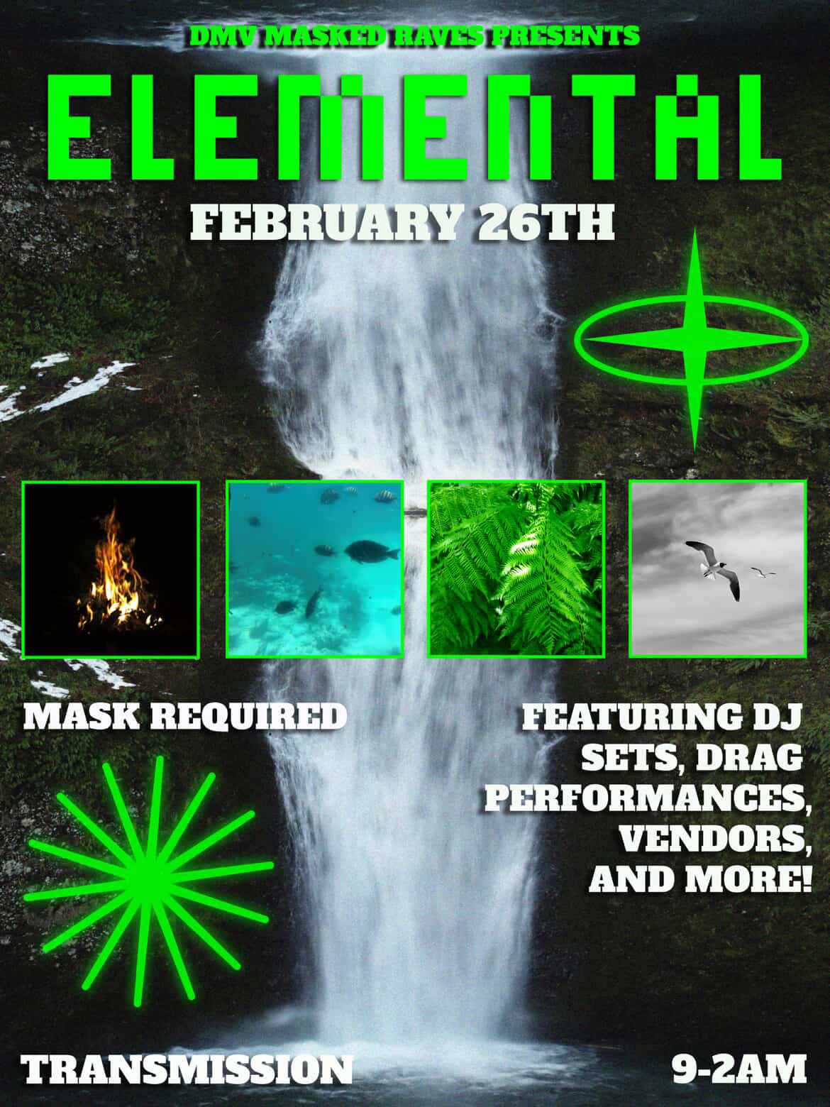 Dmv Masked Raves Presents: Elemental Cover