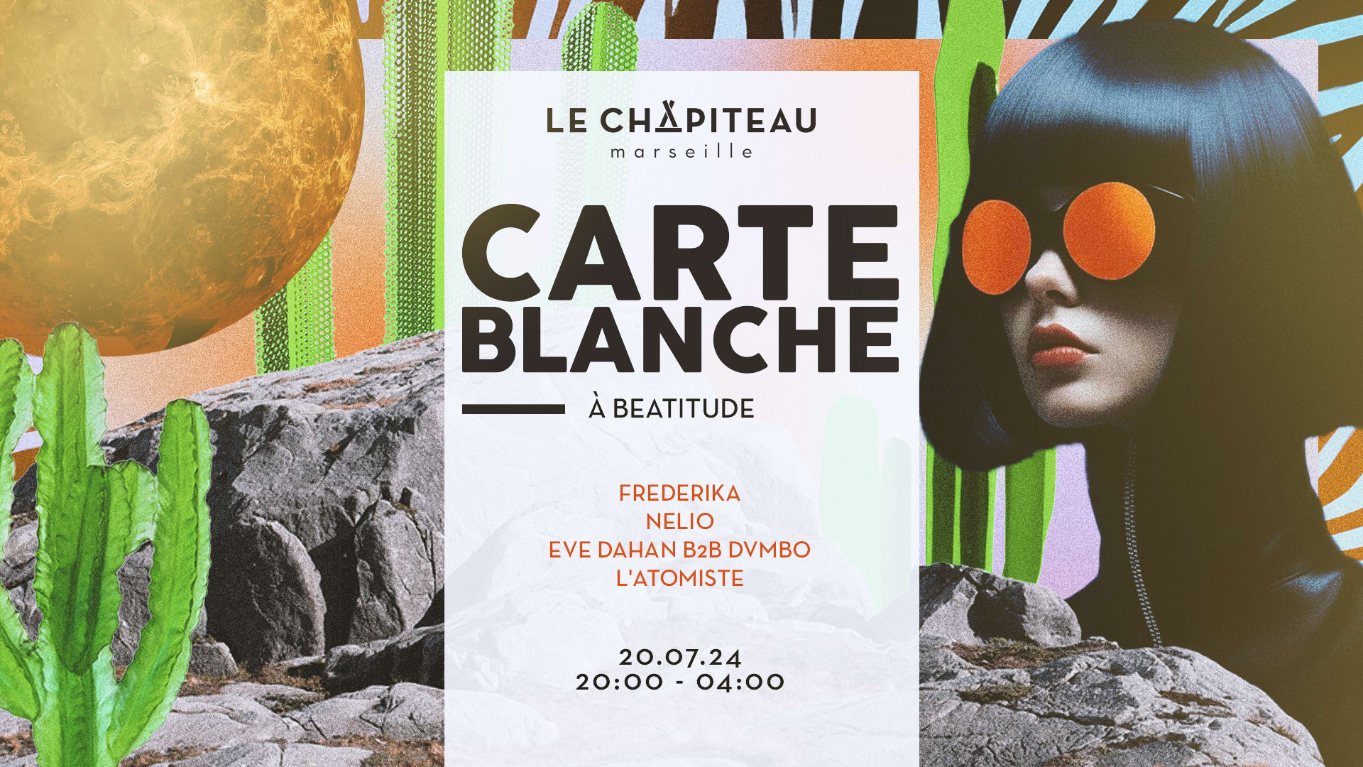 Carte Blanche À Beatitude W/ Frederika, Nelio, Eve Dahan... Cover