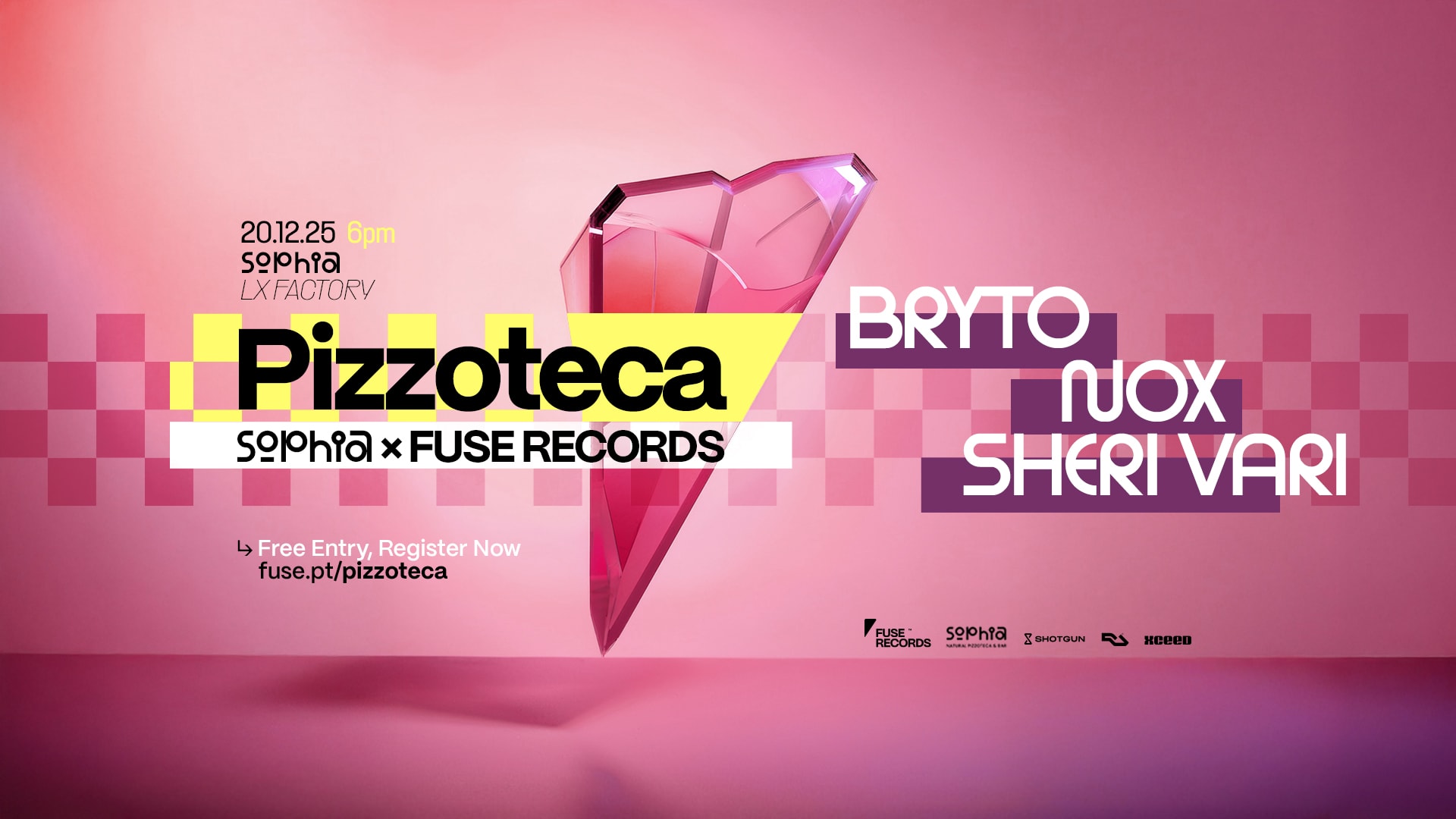 Fuse Records X Sophia: Pizzoteca (Free Entry) Cover