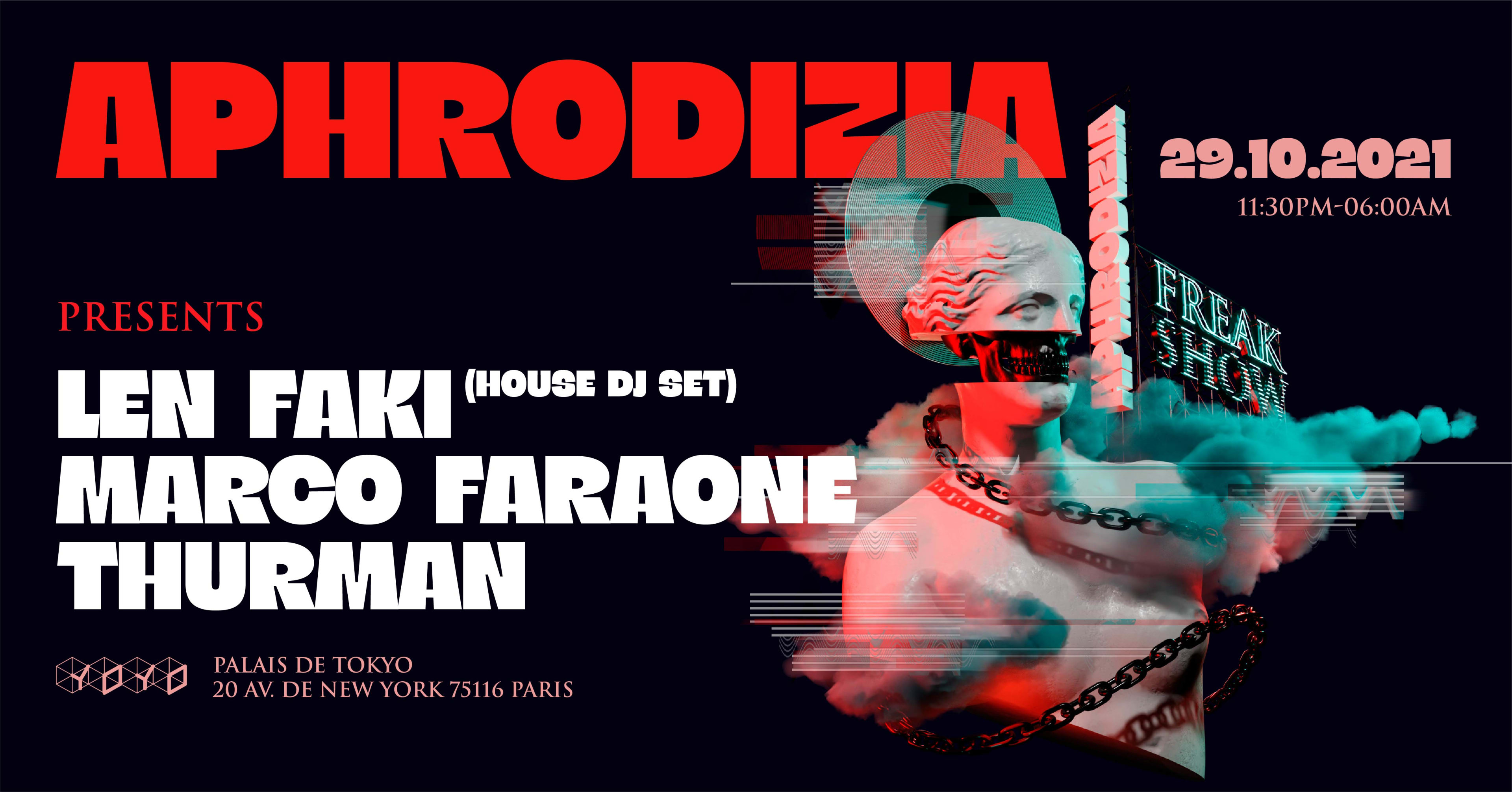 Aphrodizia | Len Faki, Marco Faraone Et Thurman Cover