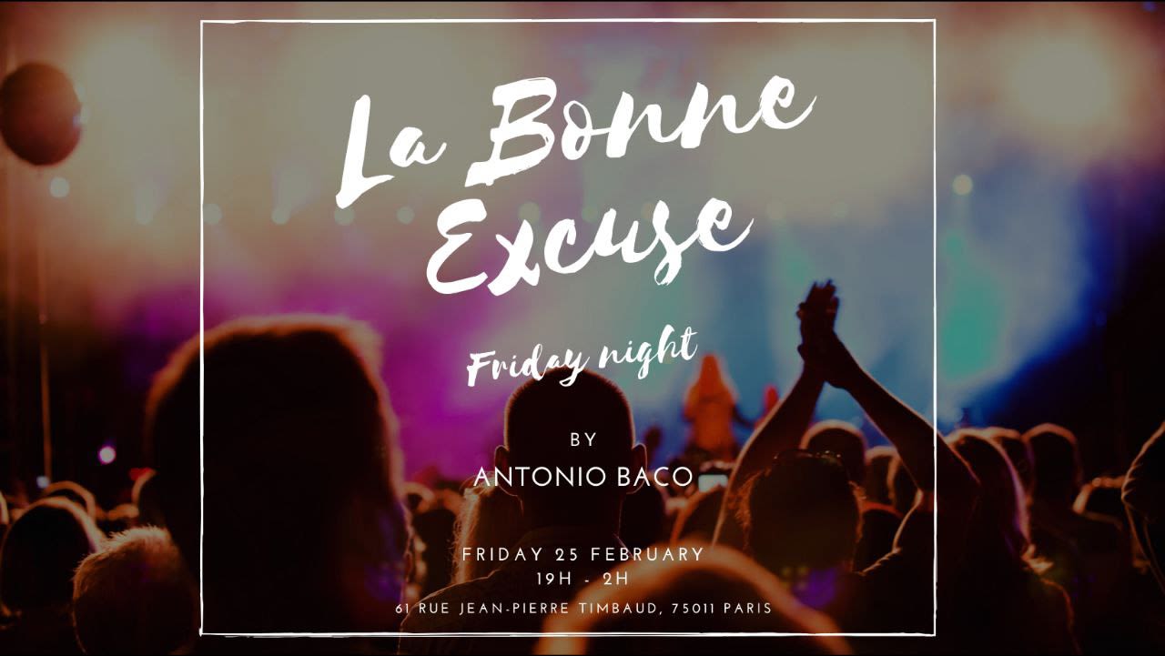 La Bonne Excuse By Antonio Baco Cover