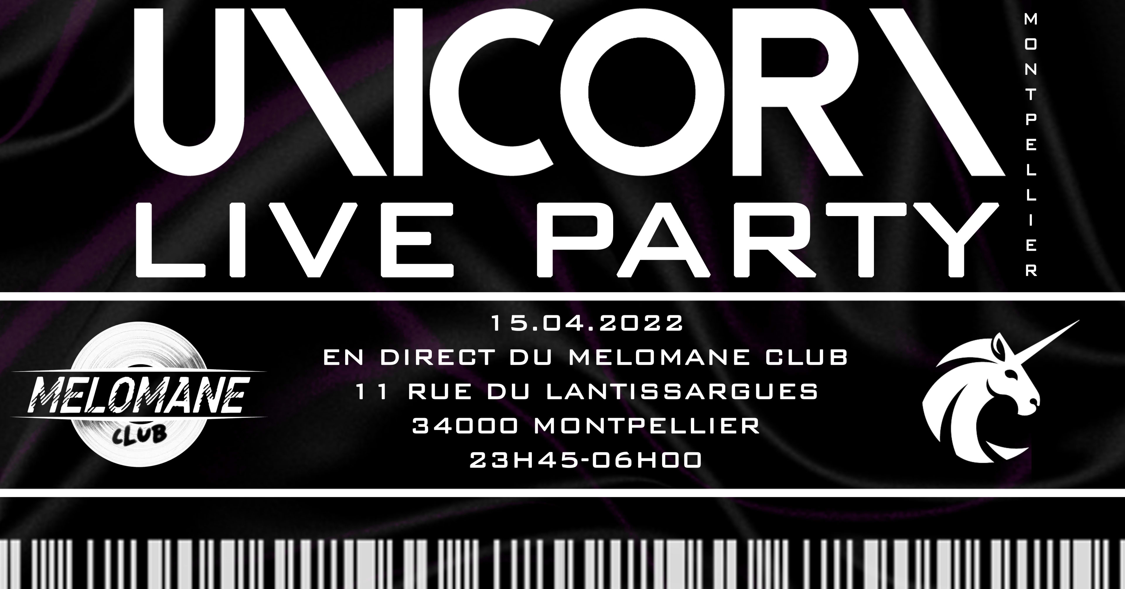 Unicorn Live Party #002 Montpellier Edition  Cover