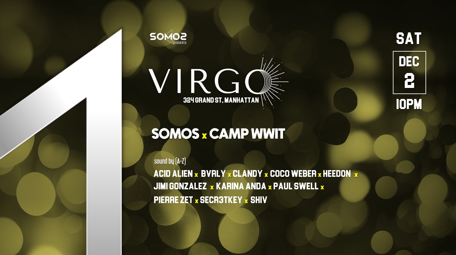 Virgo: Somos X Camp Wwit | Sat Dec 2, 2023 Cover