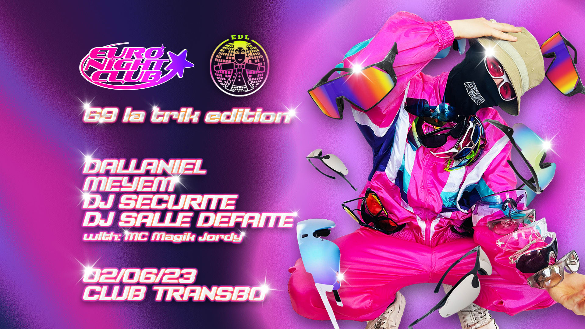 Euronight Club X Memes De Lyon - 69 La Trik Edition Cover