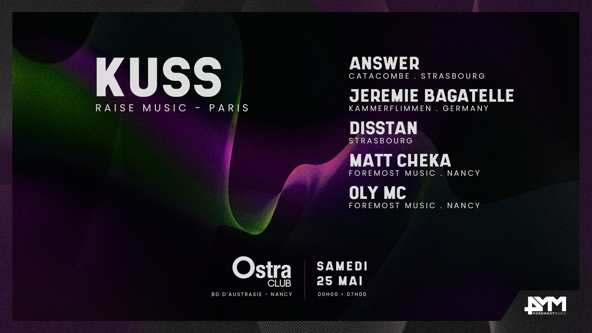 Foremost Music W/ Kuss Cover