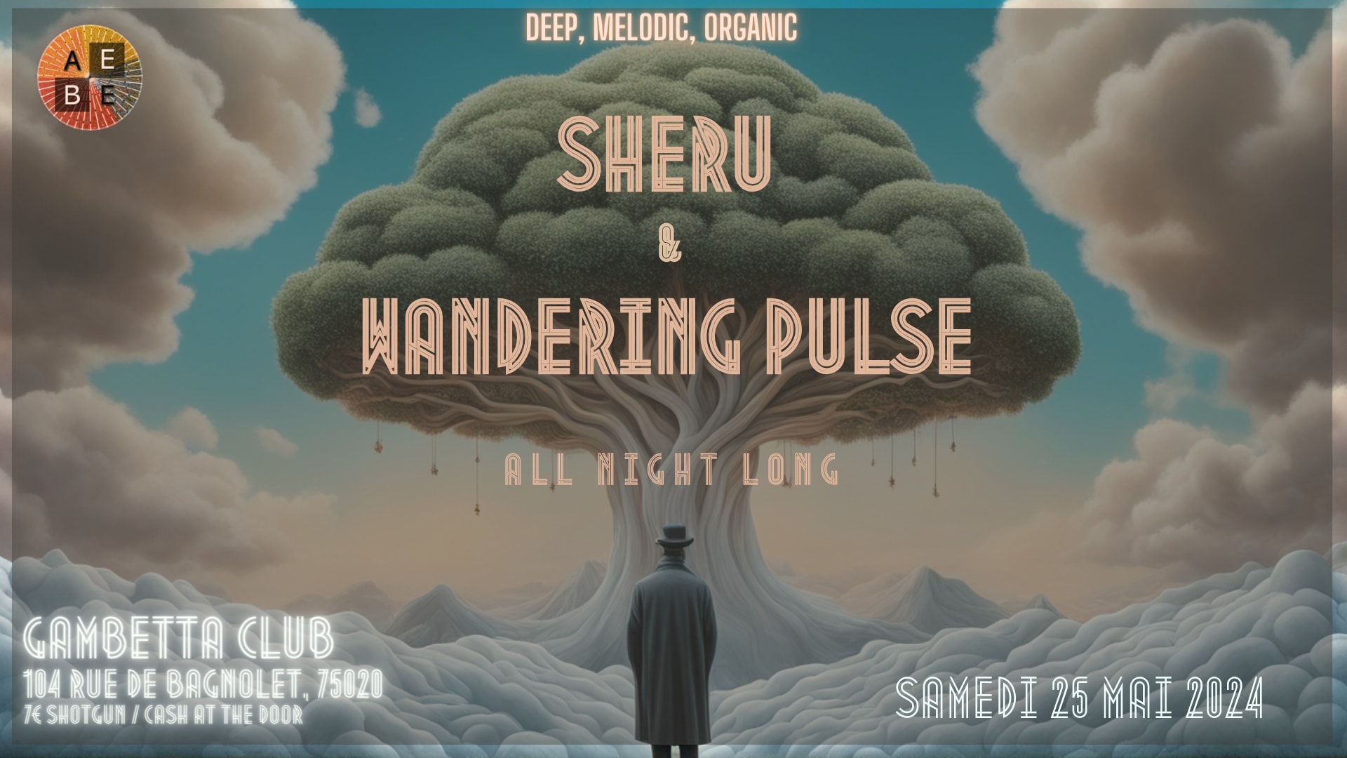 Aebe | Deep Melodic Organic W/ Sheru & Wandering Pulse Cover
