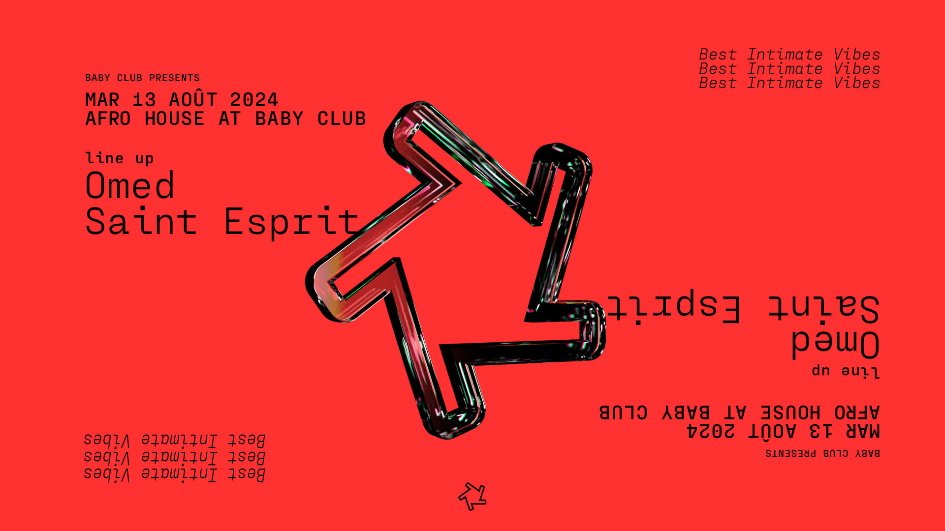 Afro House At Baby : Saint Esprit + Omed Cover