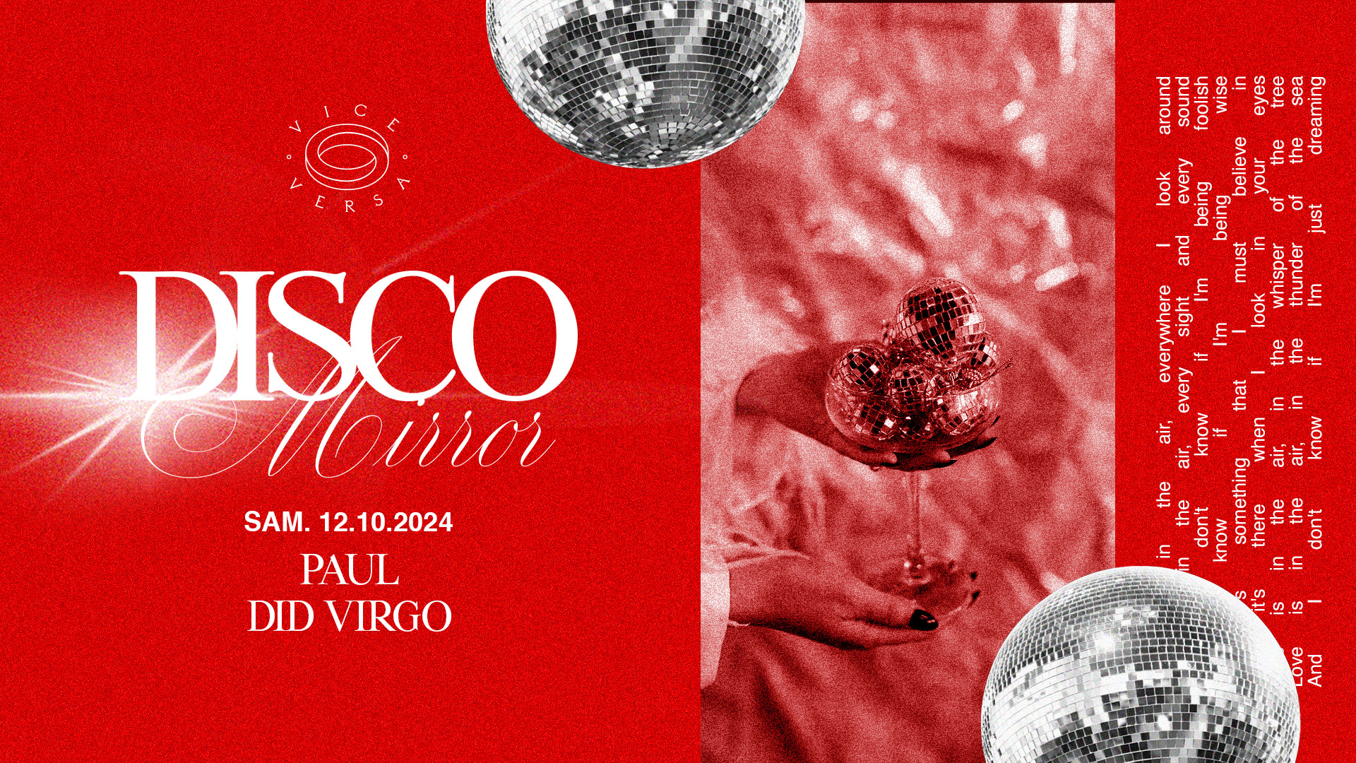 Disco Mirror : Paul & Did Virgo Cover