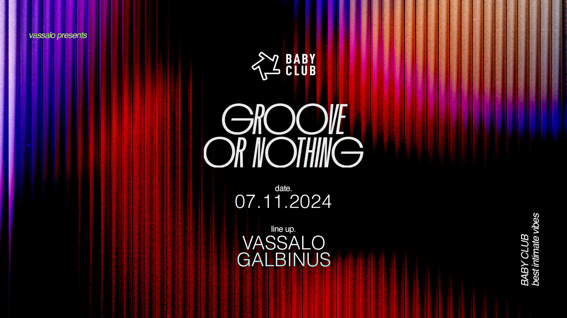 Groove Or Nothing : Vassalo + Galbinus Cover