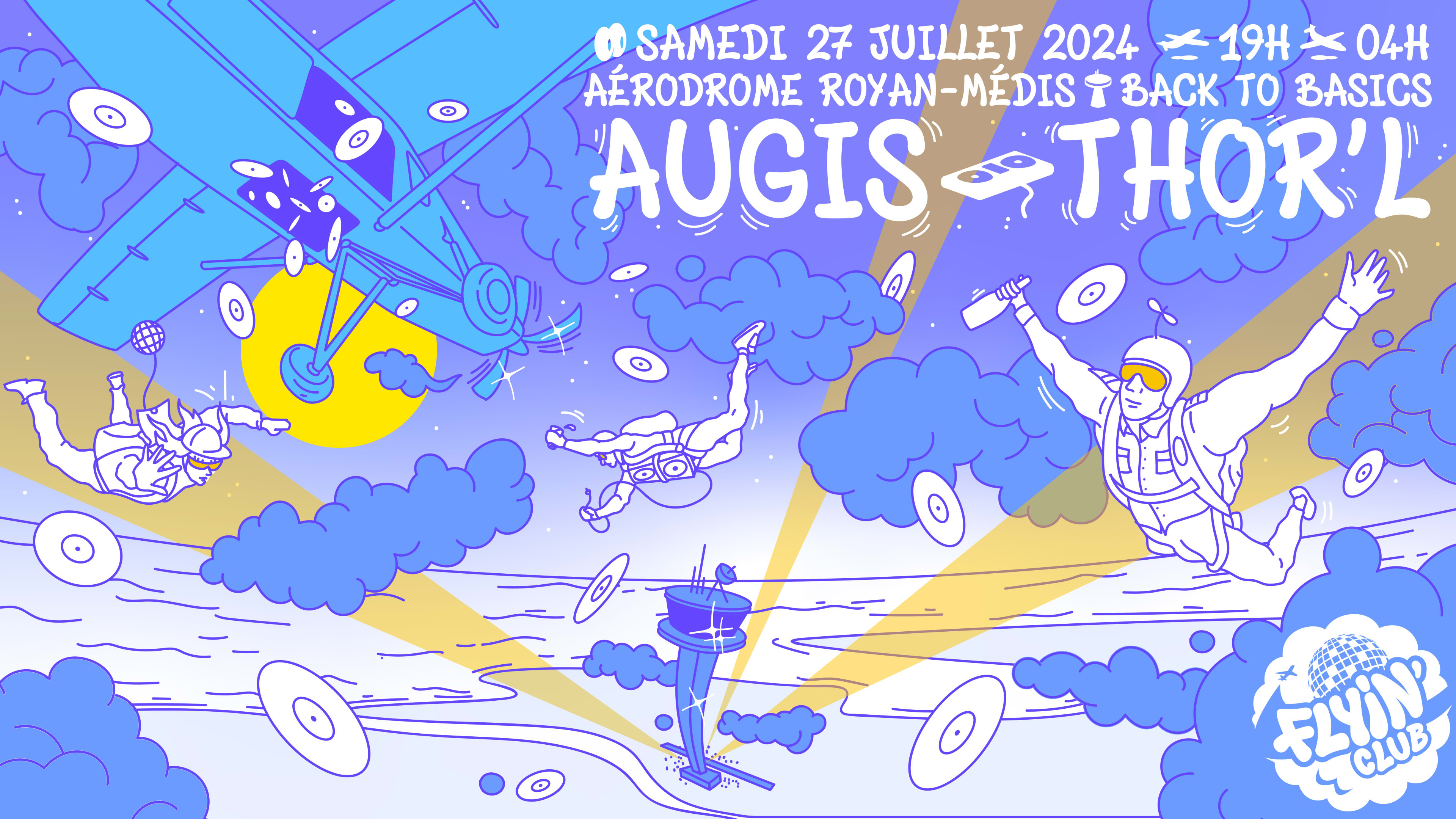 Flyin' Club "Back To Basics"  Avec Augis & Thor'l Cover