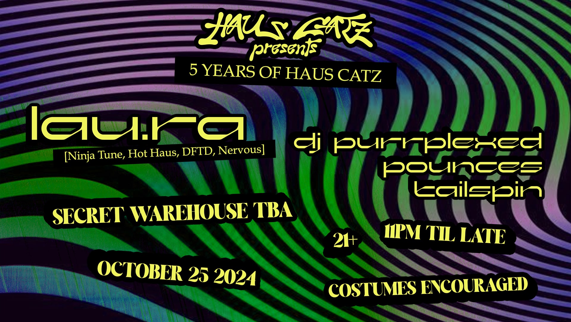 5 Years Of Haus Catz Halloween Afterz Ft. Lau.Ra [Uk] Cover