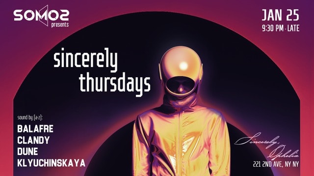 Somos: Sincerely Thursdays Cover