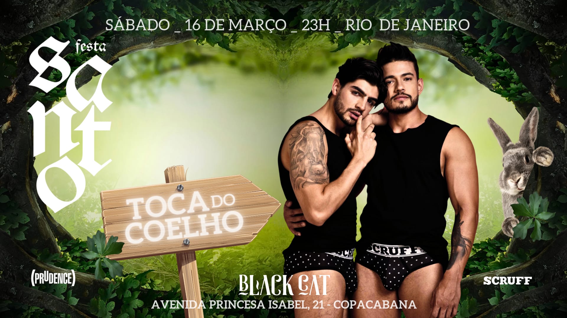 Festa Santo • Toca Do Coelho @ Blackcat - Rj Cover