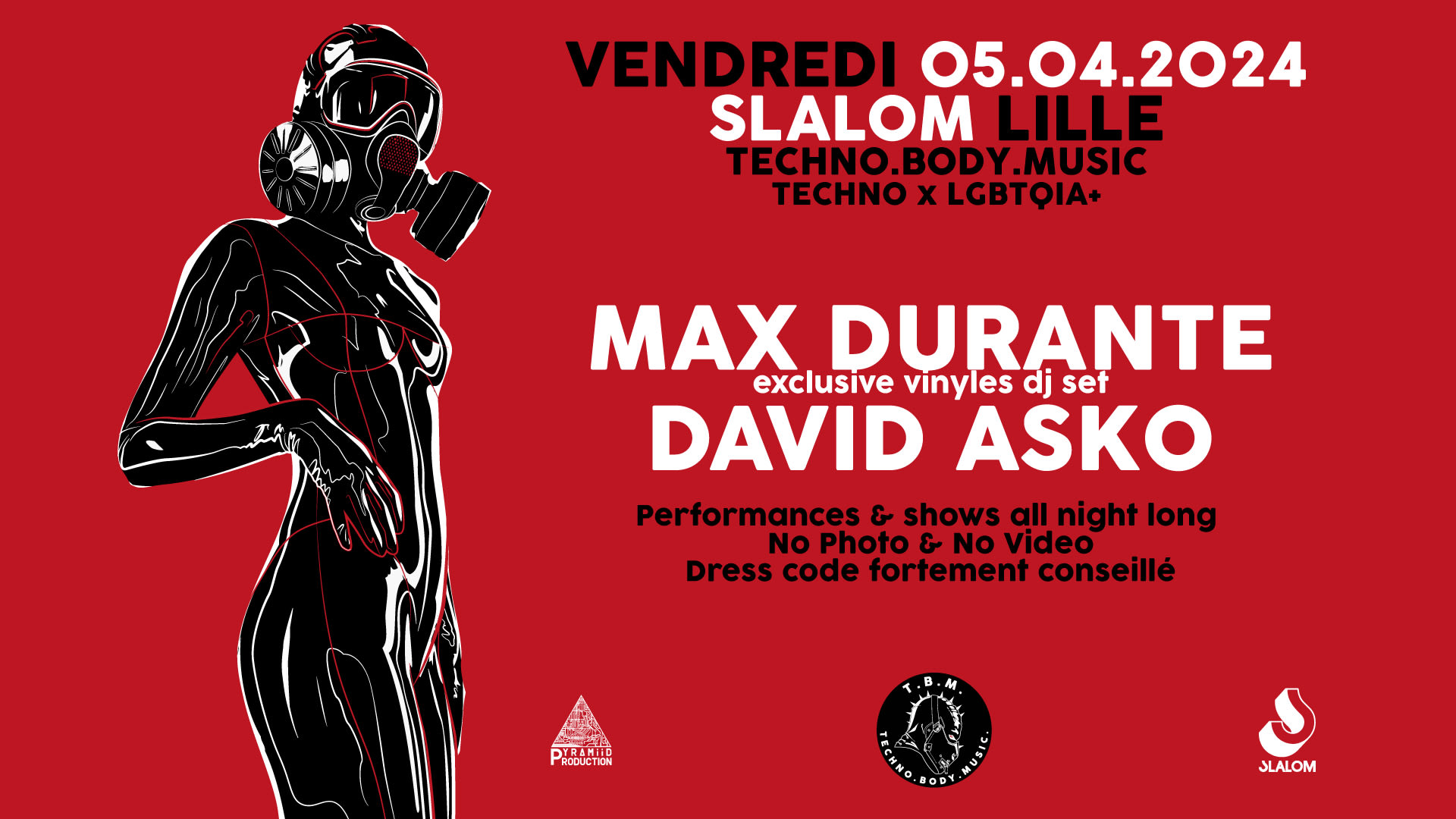 Slalom : Tbm — Max Durante (Vinyle Set) • David Asko Cover