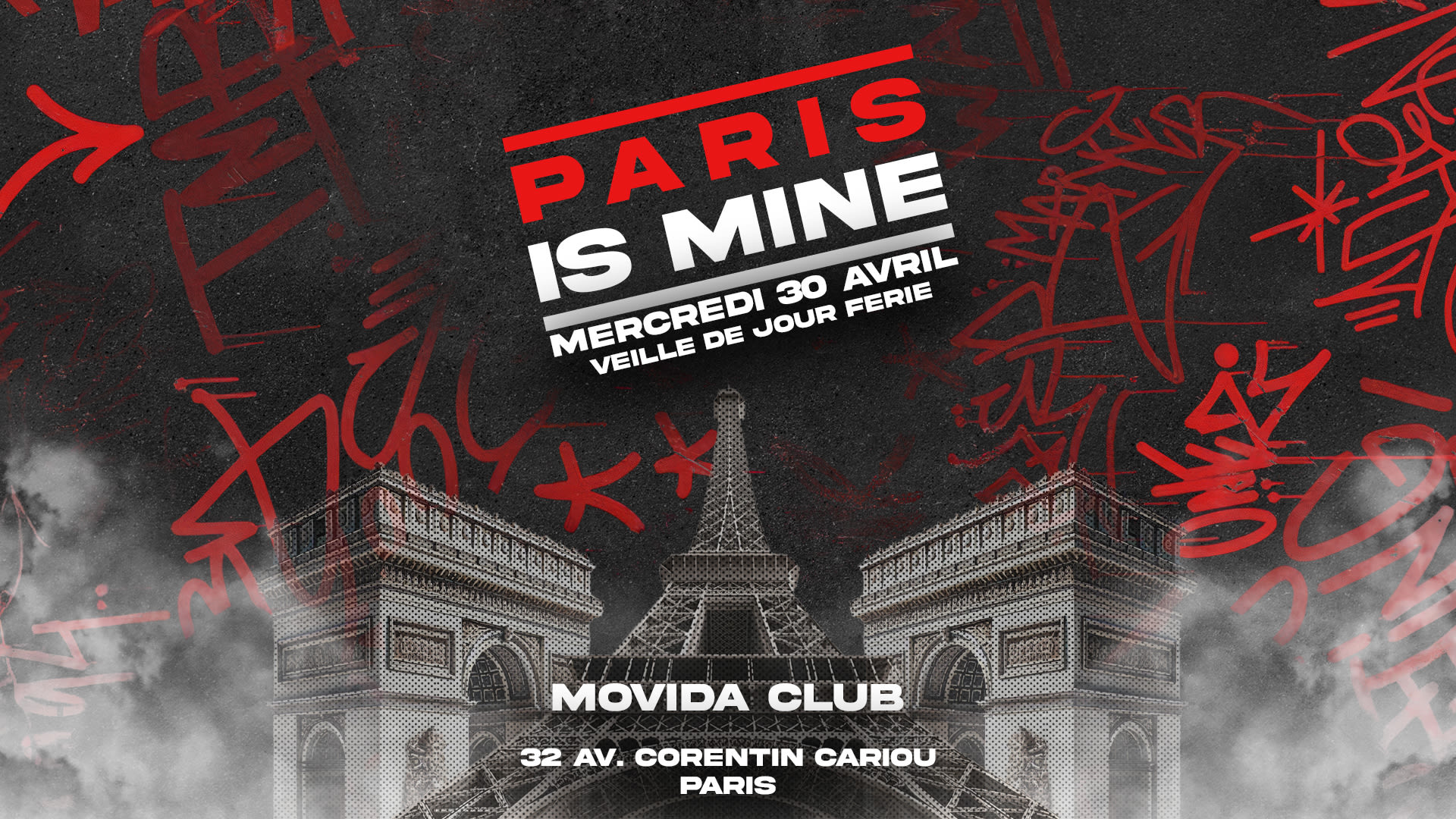 Paris Is Mine - Mercredi 30 Avril - Hip Hop & Afrobeat Cover