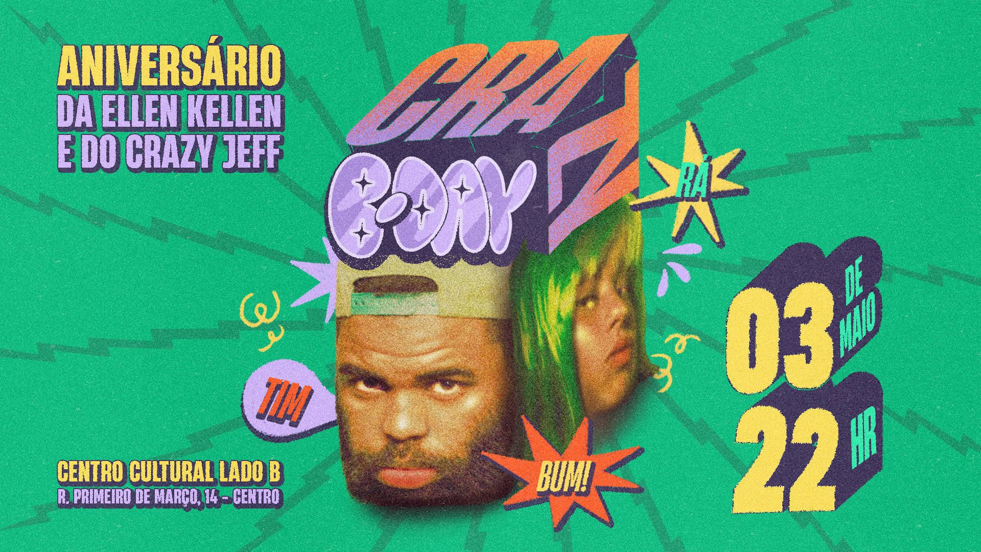 Crazy B-Day #2: Ellen Kellen + Crazy Jeff Cover