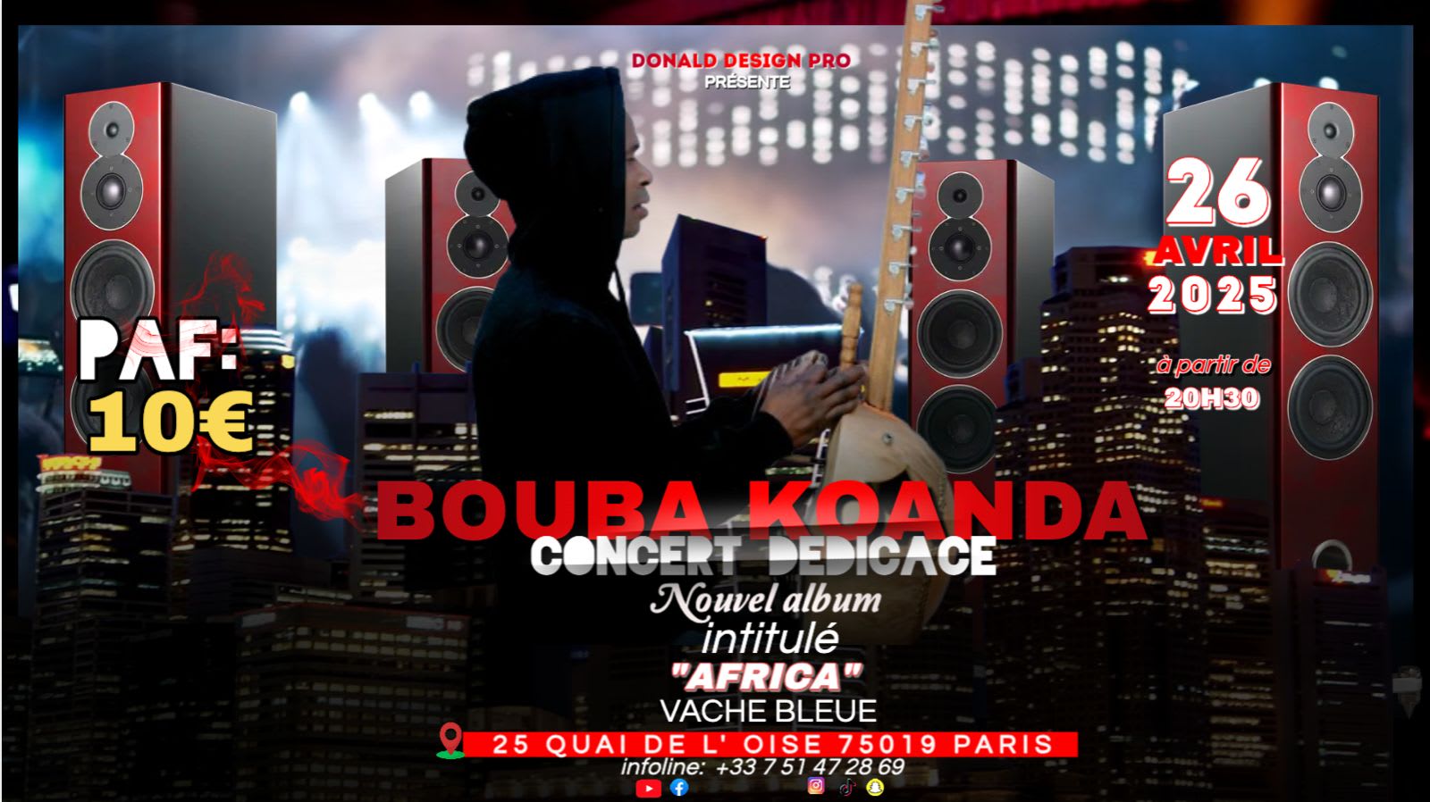 Concert Dédicace Album Africa Cover