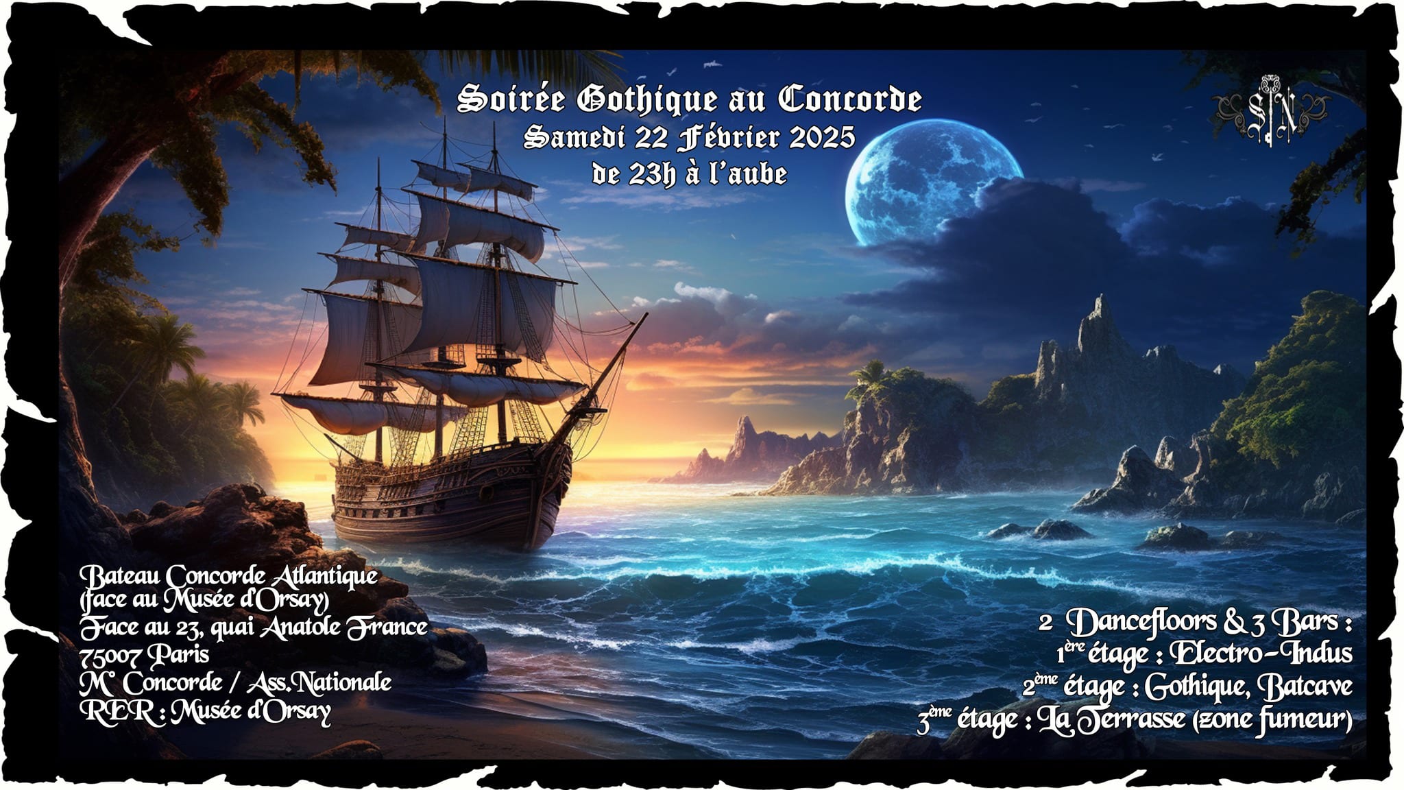 Soirée Gothique Au Concorde Cover