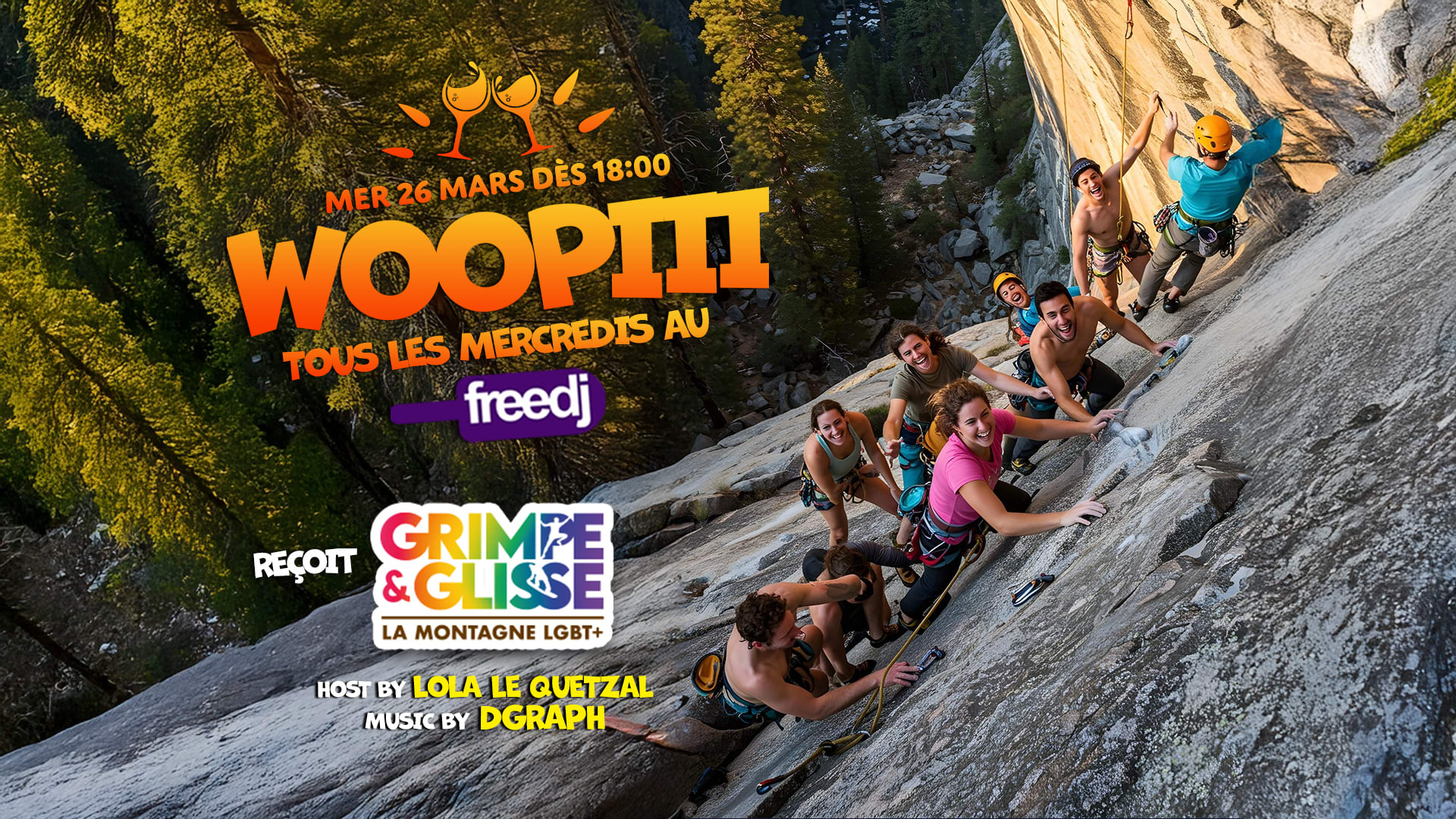 Woopiii Reçoit Grimpe & Glisse Cover