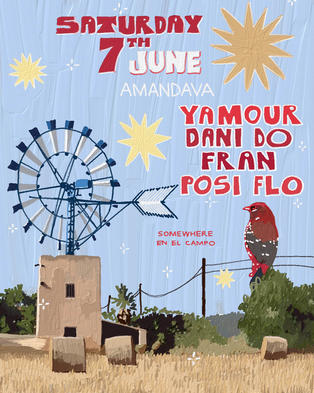 Amandava - Somewhere En El Campo - 7th June Cover