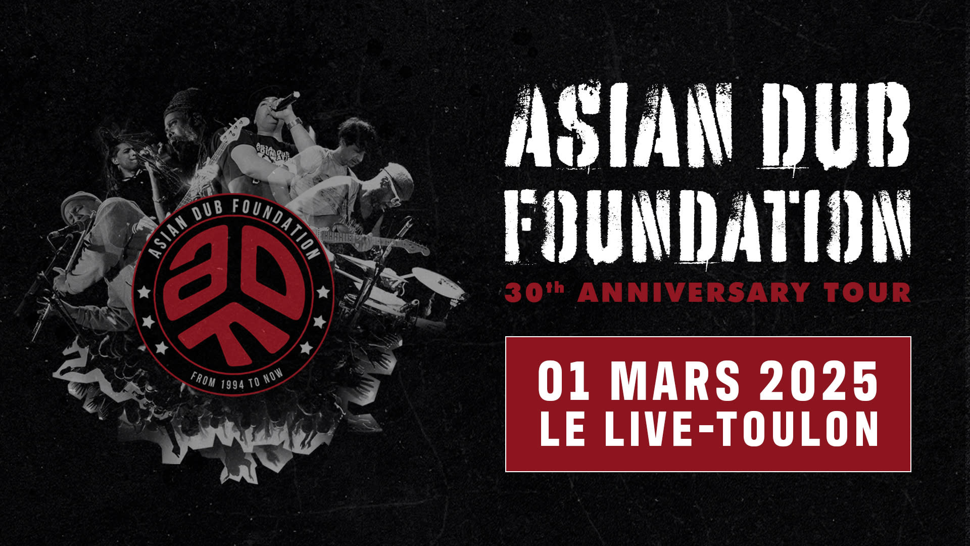 Asian Dub Foundation + Tambour Battant @ Le Live Toulon Cover