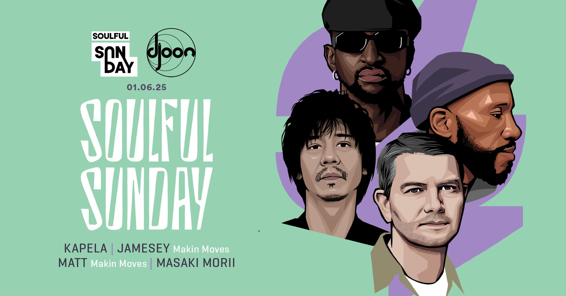 Soulful Sunday : Kapela, Matt L-S, Jamesey, Masaki Morii Cover