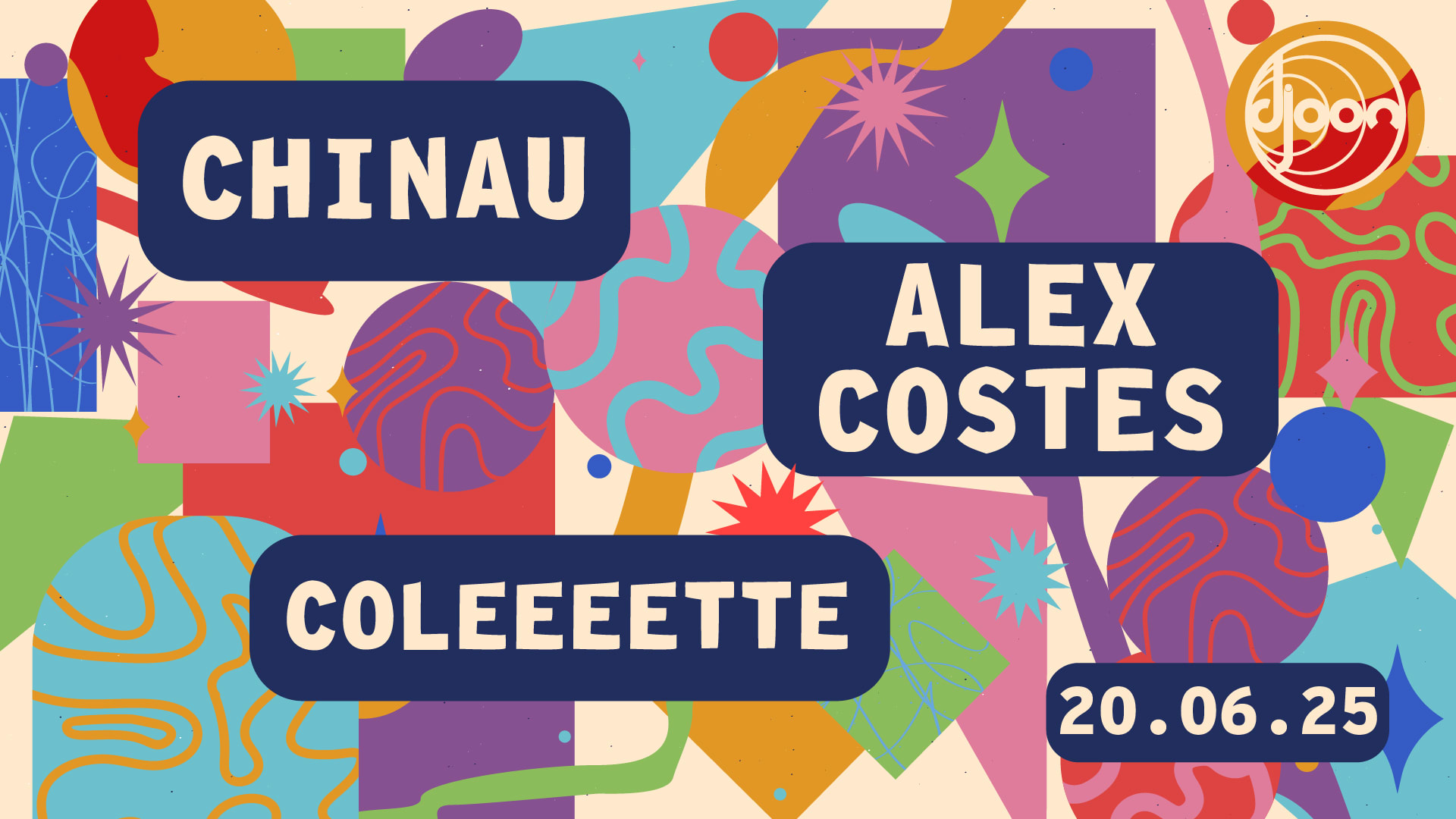 Chinau Invite Alex Costes & Coleeeette Cover